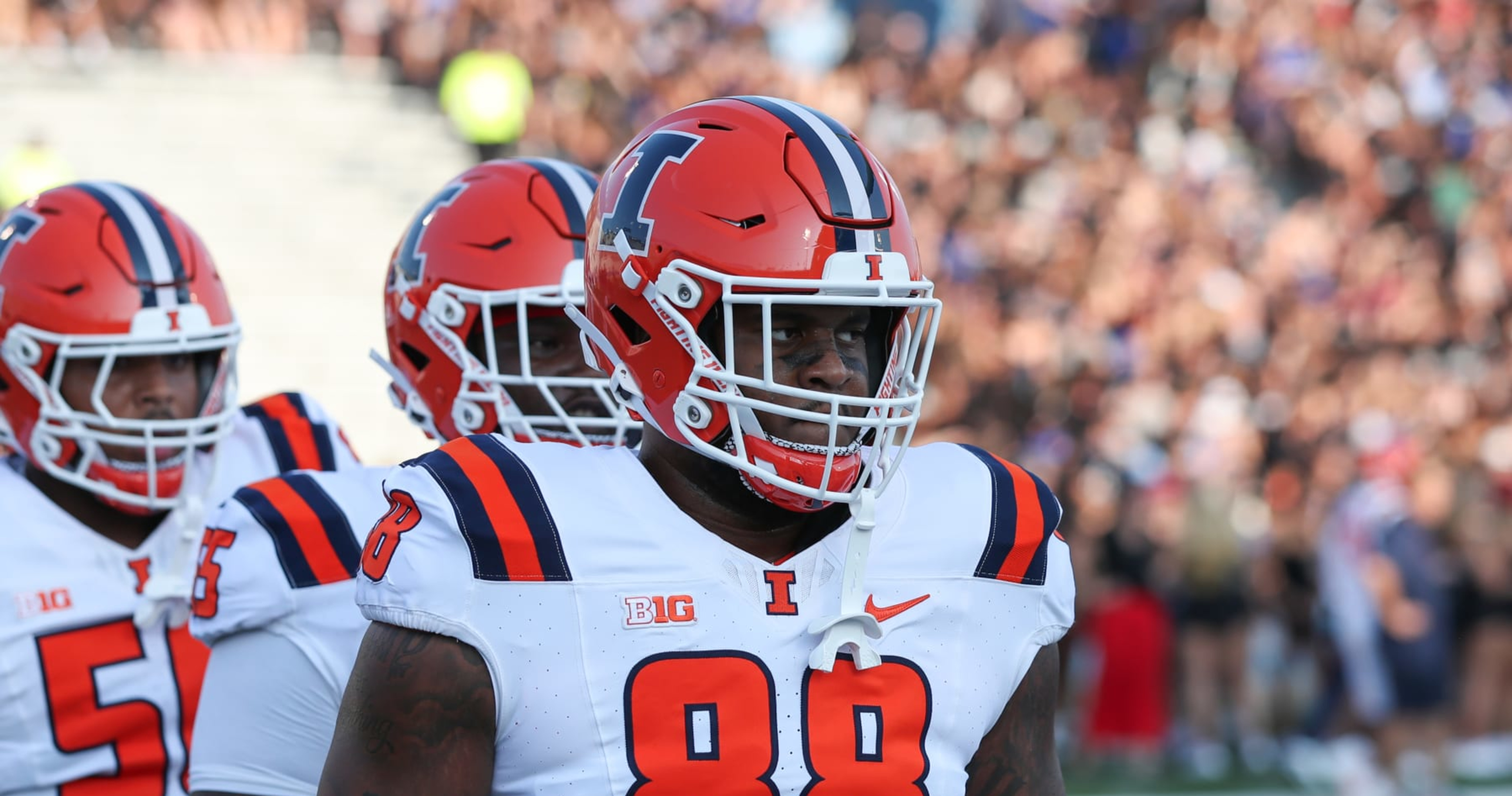 Keith Randolph Jr. NFL Draft 2024: Scouting Report for Illinois DL ...