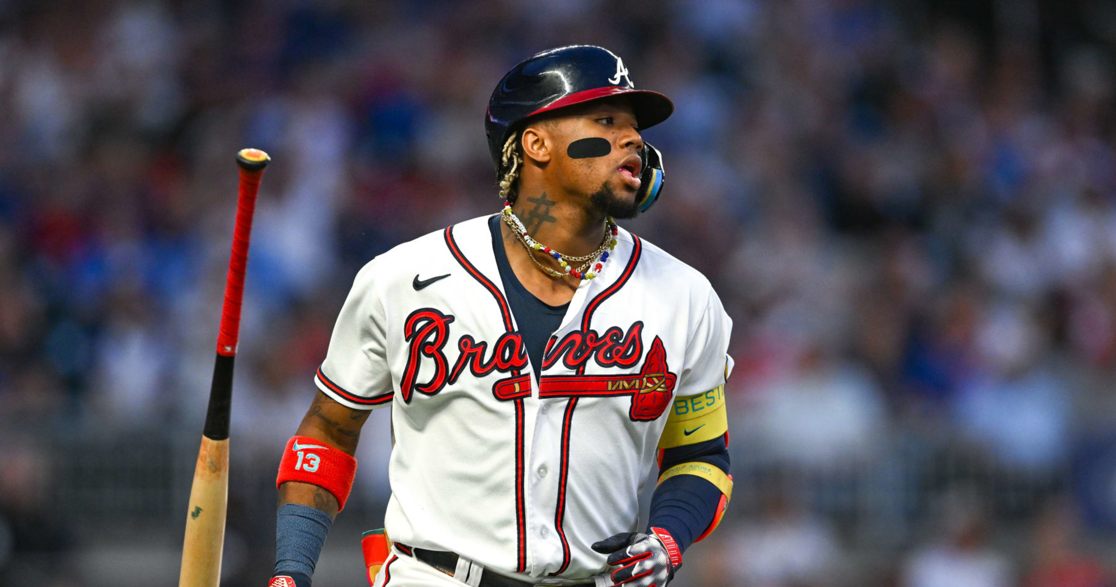 Video: Braves' Ronald Acuña Jr. Becomes 1st Player Ever to Hit 40 HR, Steal  70 Bases | News, Scores, Highlights, Stats, and Rumors | Bleacher Report