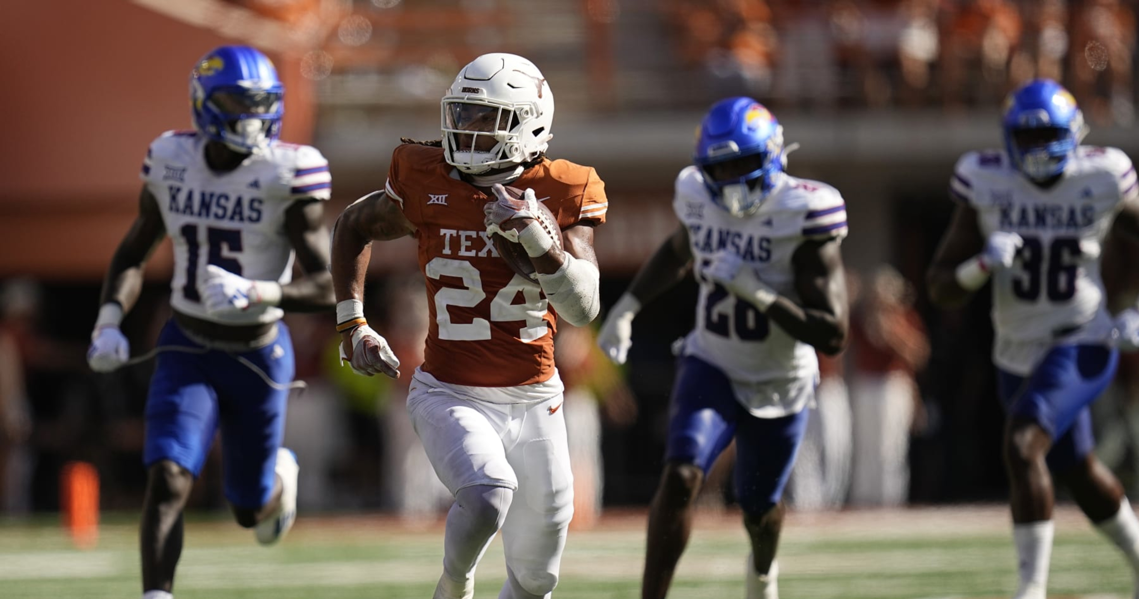 Can The Texas Longhorns Football Team stay Undefeated with the Kansas  Jayhawks coming to Austin?