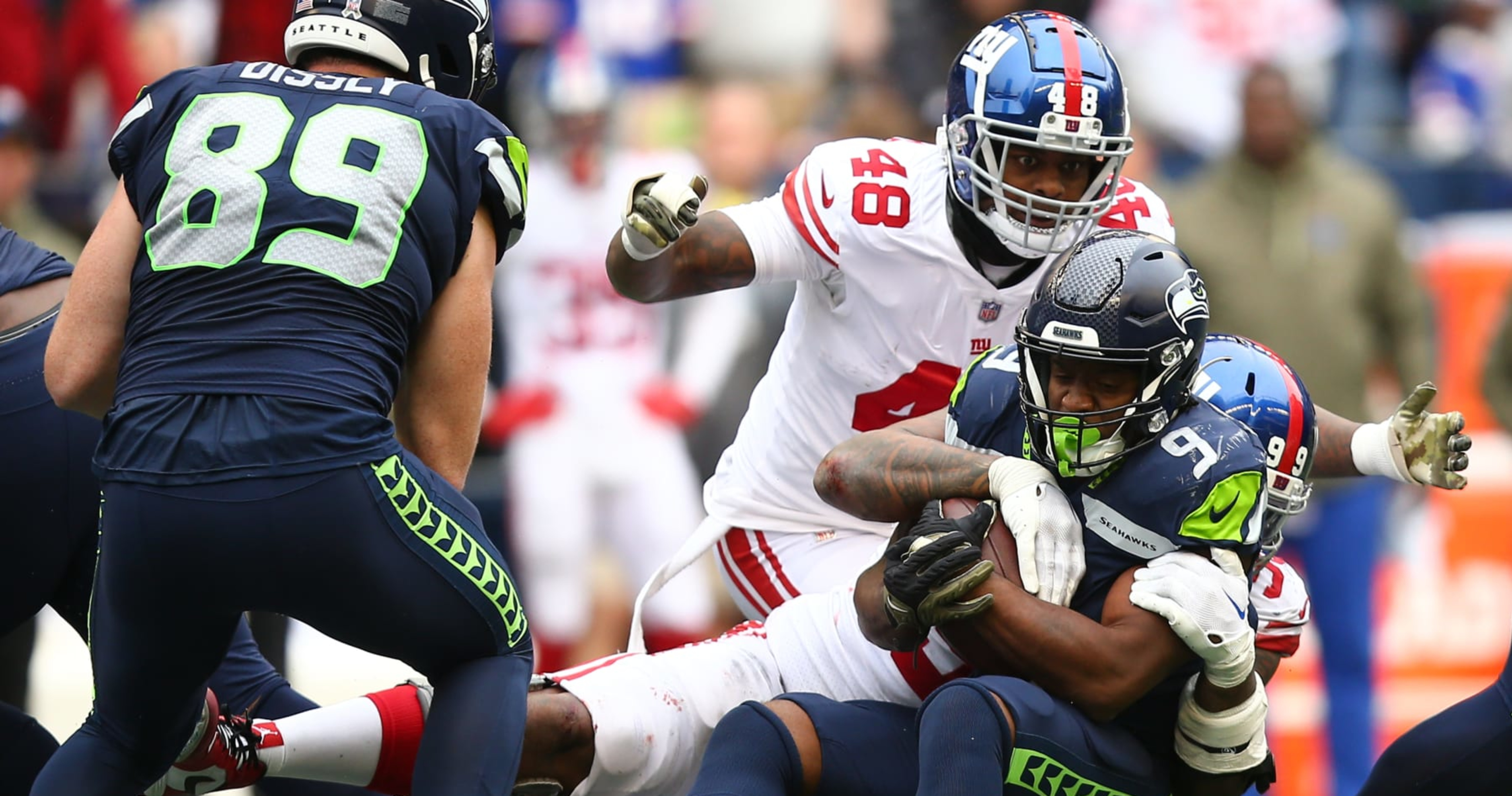 Seahawks vs. Giants: Updated Odds, Money Line, Spread, Props to