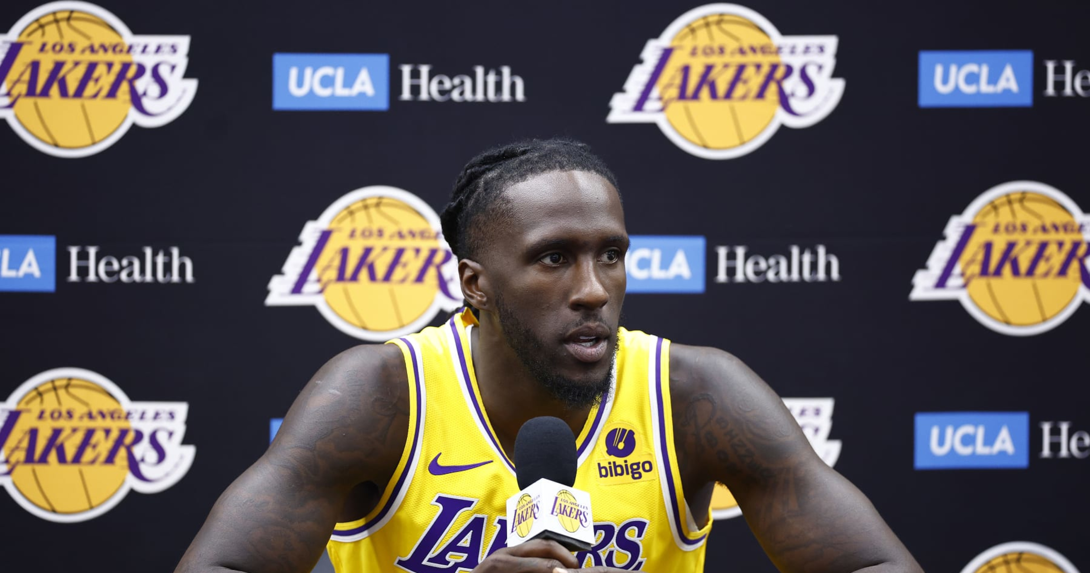 LA Los Angeles Lakers Starter Basketball Shirt Jersey Warm Up Size XL