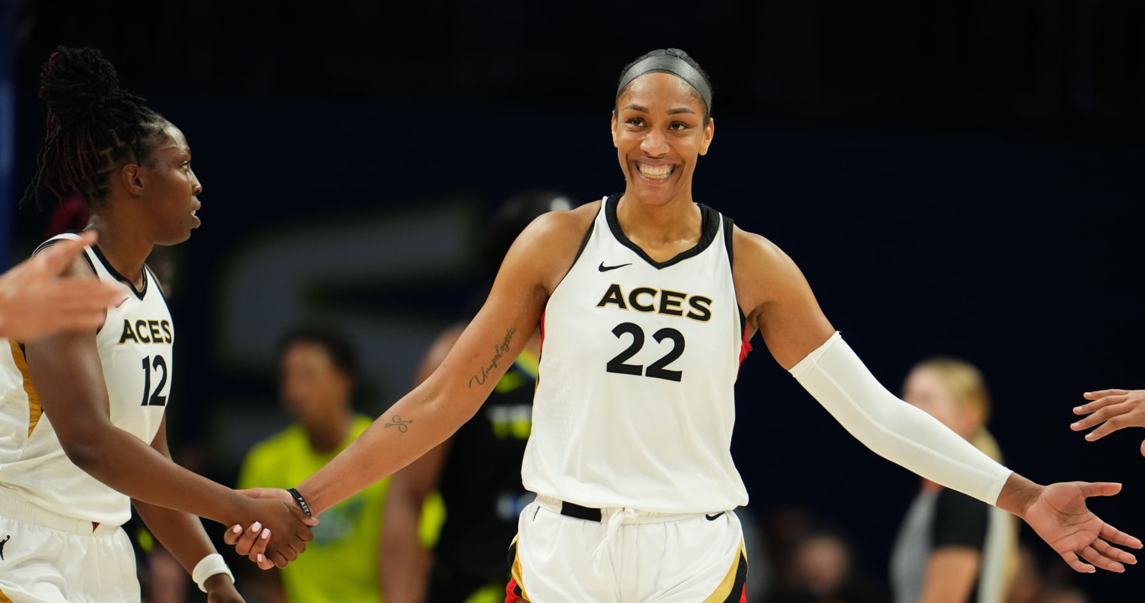 Aces beat New York Liberty in WNBA Finals Game 1 behind Jackie Young, Aces