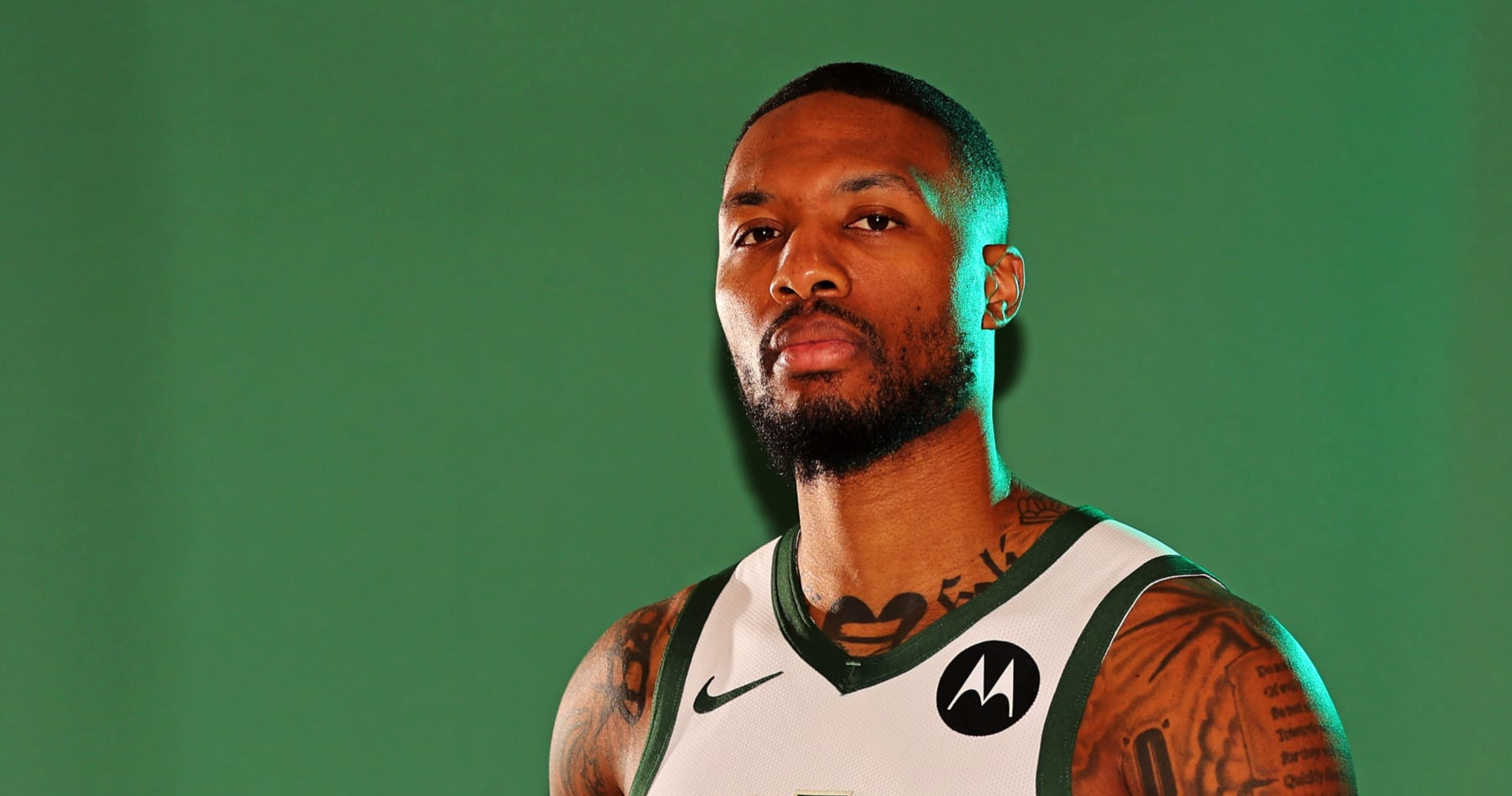 Milwaukee Bucks release '0' Damian Lillard jersey