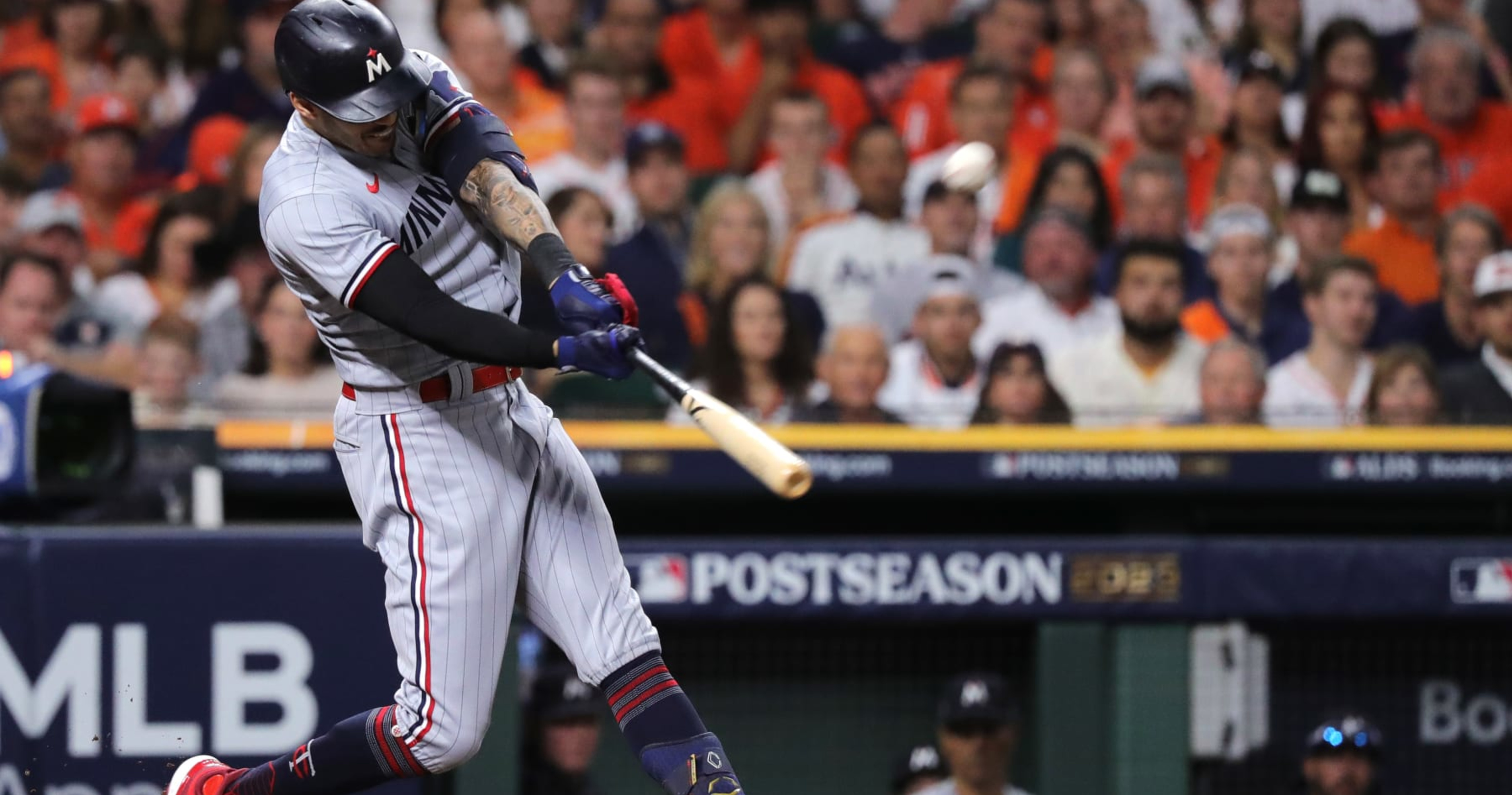 Twins' five home runs, including three in a row, aren't enough in