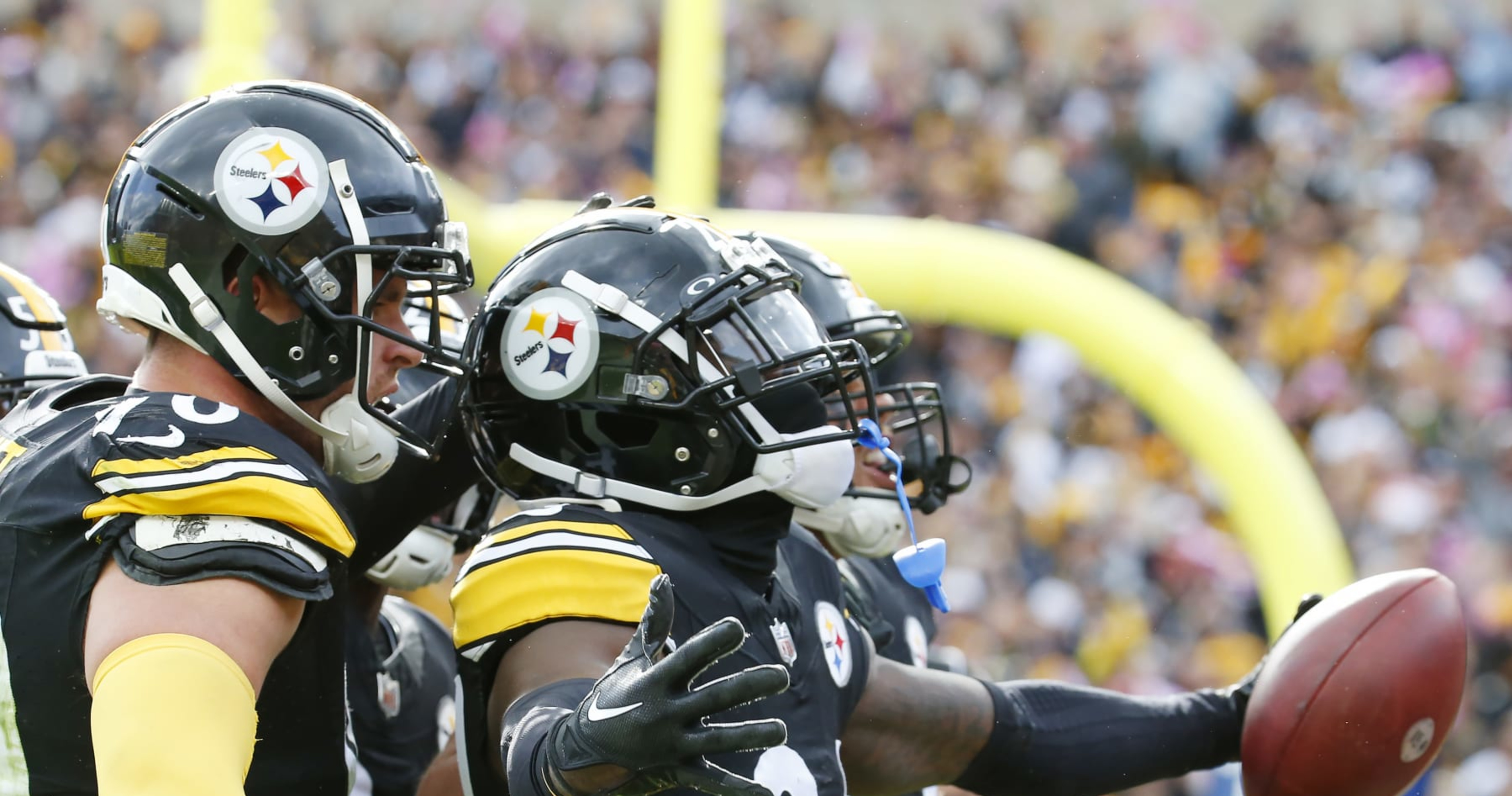 Joey Porter Jr. gets his first interception as a member of the Steelers!  