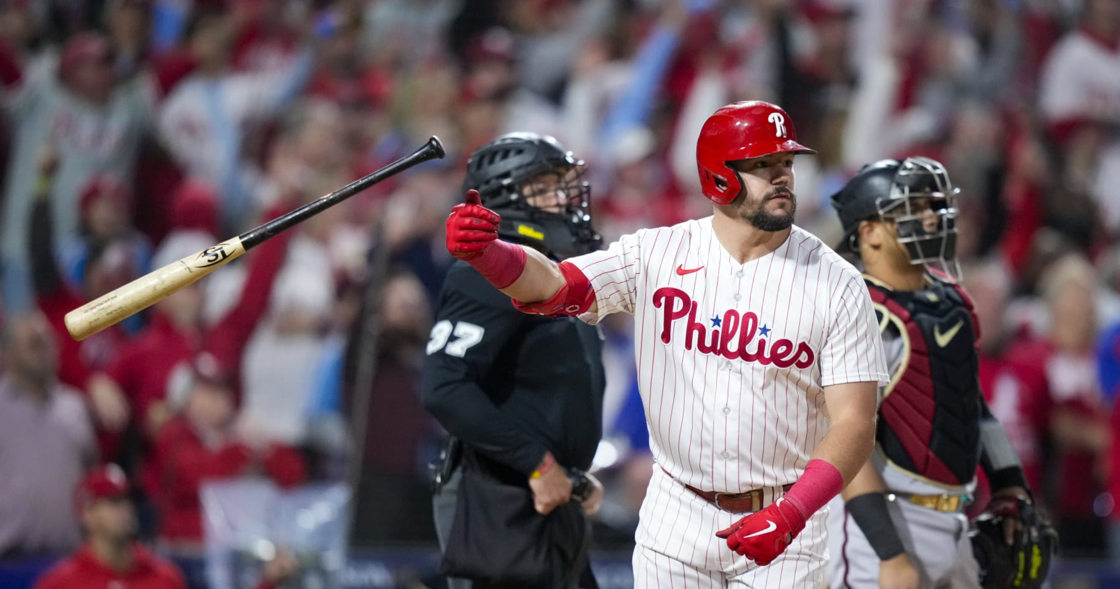 Philadelphia Phillies' Kyle Schwarber is not a typical leadoff man
