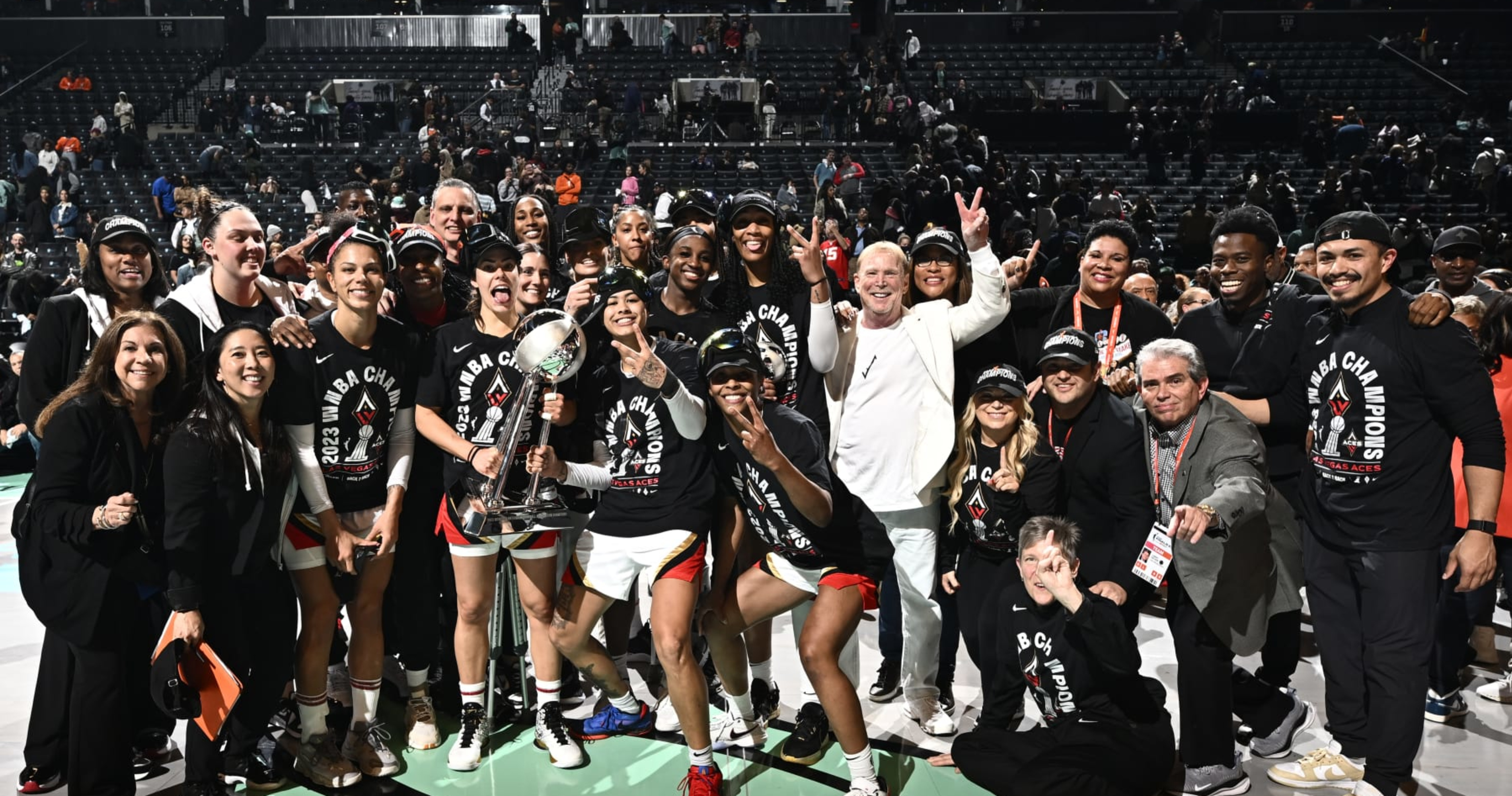 Las Vegas Aces Party After Winning Back-to-Back WNBA Championships