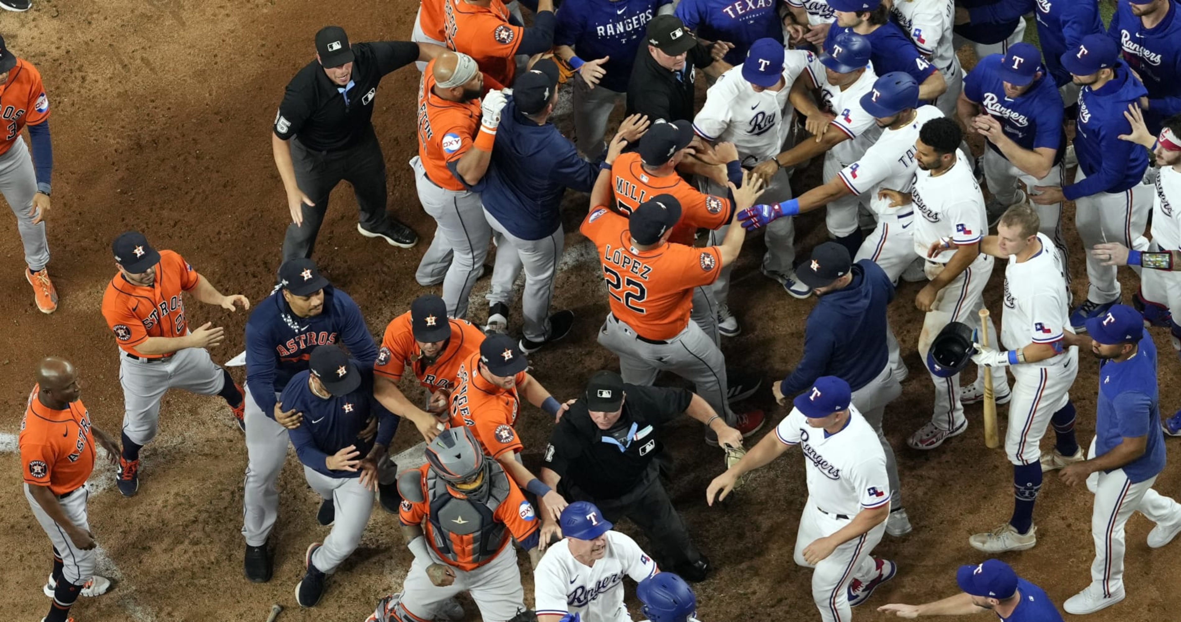 Video: Astros' Dusty Baker, Bryan Abreu, Rangers' Adolis Garcia Ejected  After HBP, News, Scores, Highlights, Stats, and Rumors