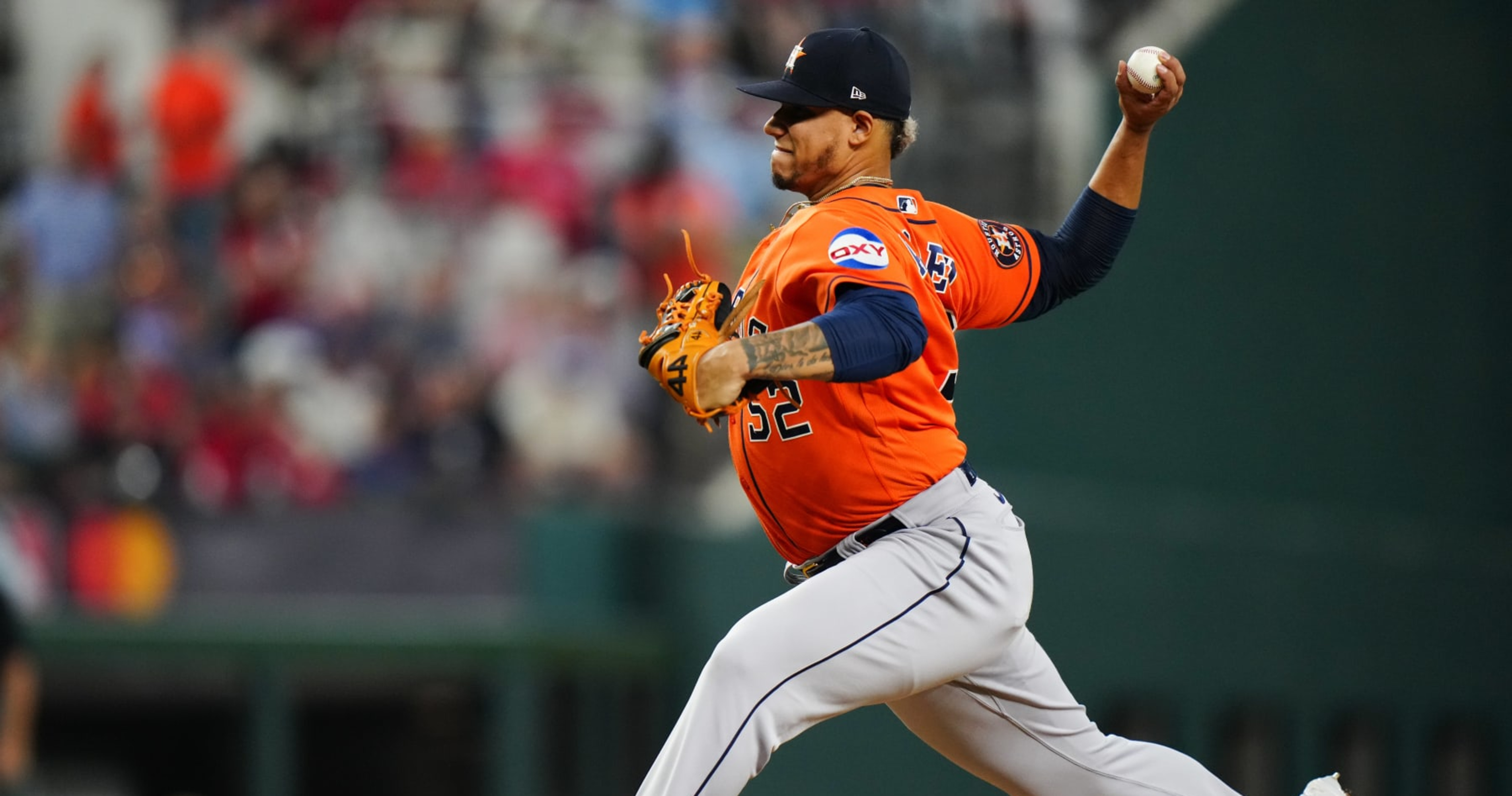 Bryan Abreu suspended by MLB for throwing at Adolis Garcia