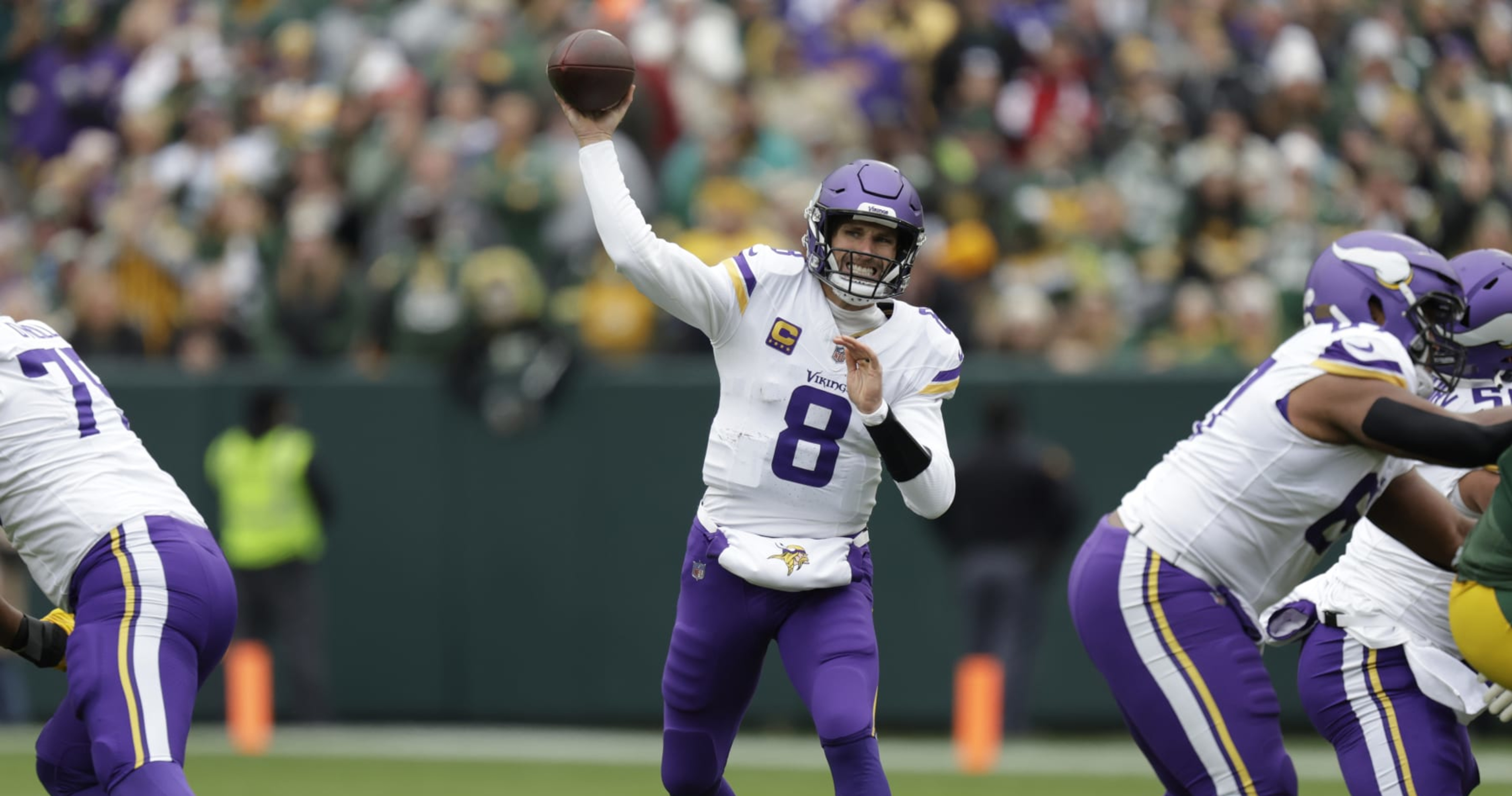 Vikings' Kirk Cousins Out for Season After MRI Confirms Torn Achilles