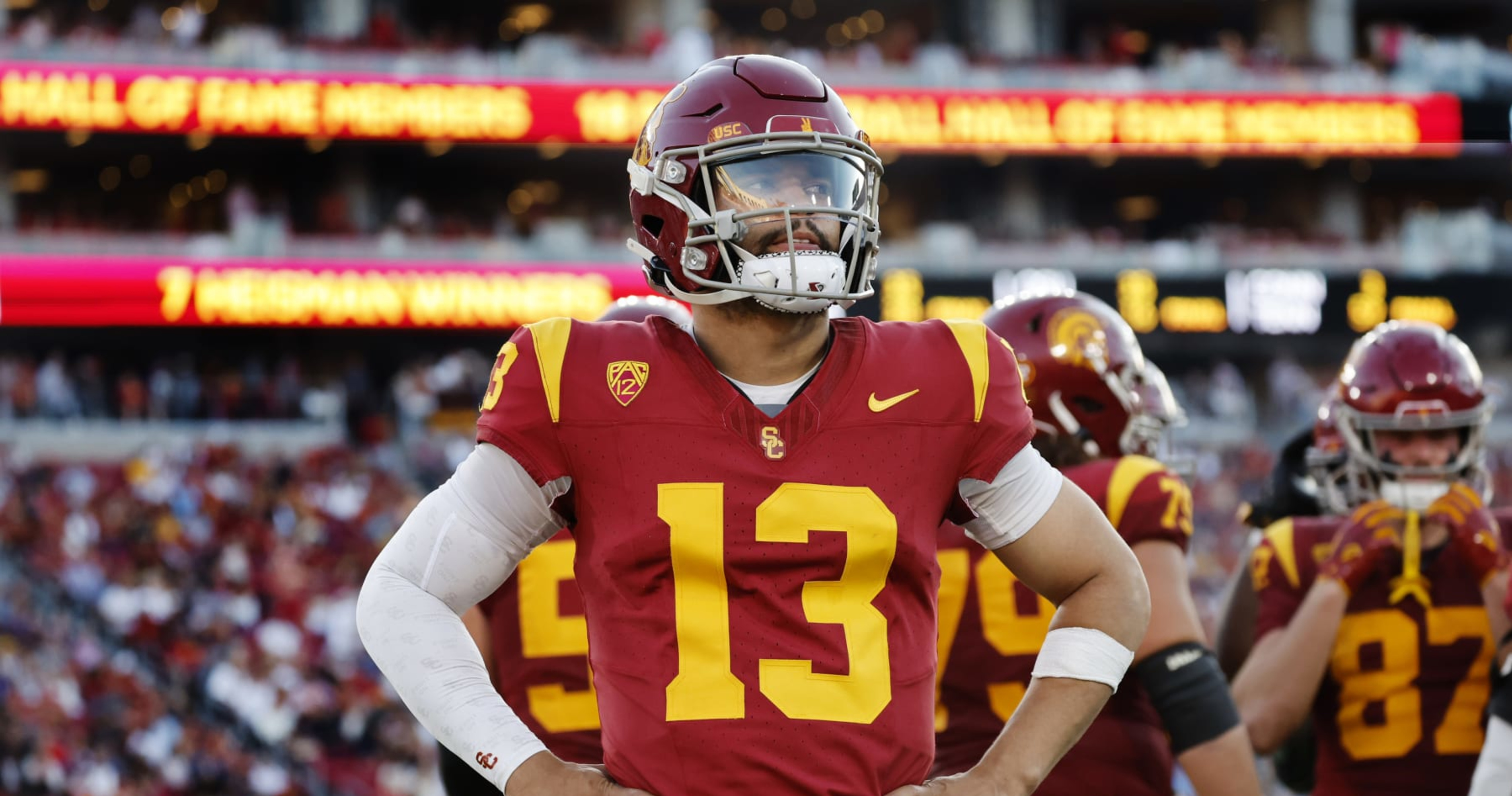 Caleb Williams, USC Vs. Bo Nix, Oregon Has 16 NFL Scouts From 13 Teams ...