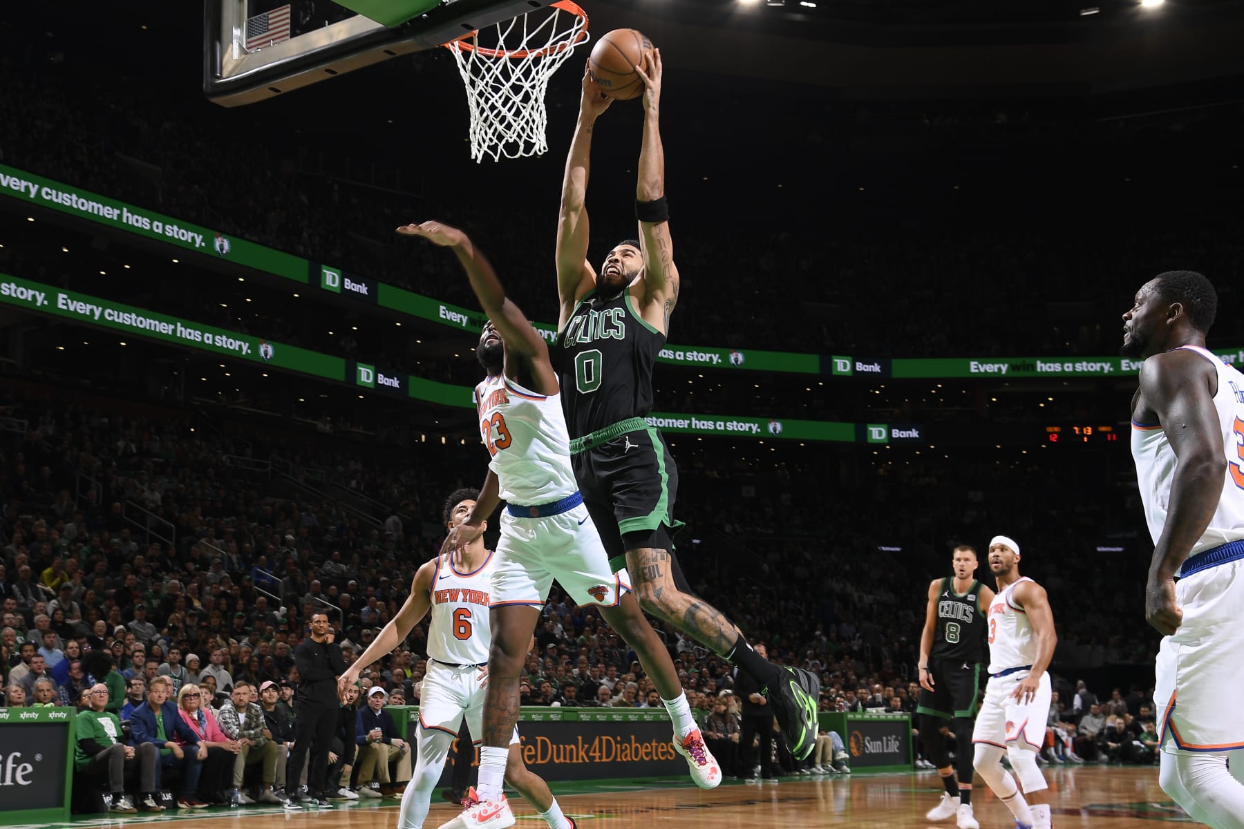 Jayson Tatum Celtics Celebrated By NBA Fans After Win Vs Knicks jayson-tatum-celtics-celebrated-by-nba-fans-after-win-vs-knicks