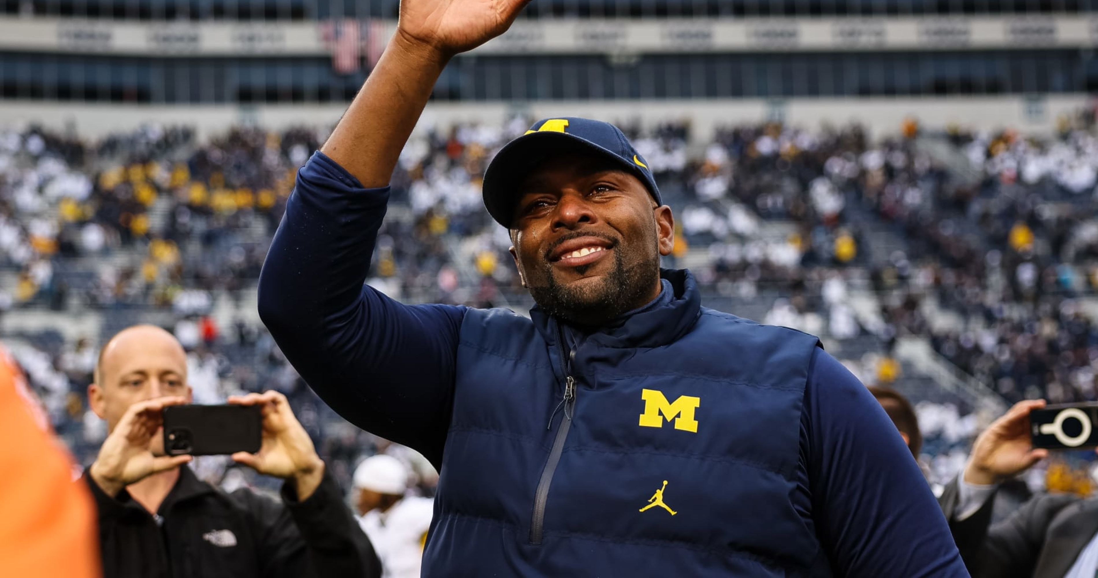 Video: Sherrone Moore Dedicates Michigan's 1,000th Win to Suspended Jim ...