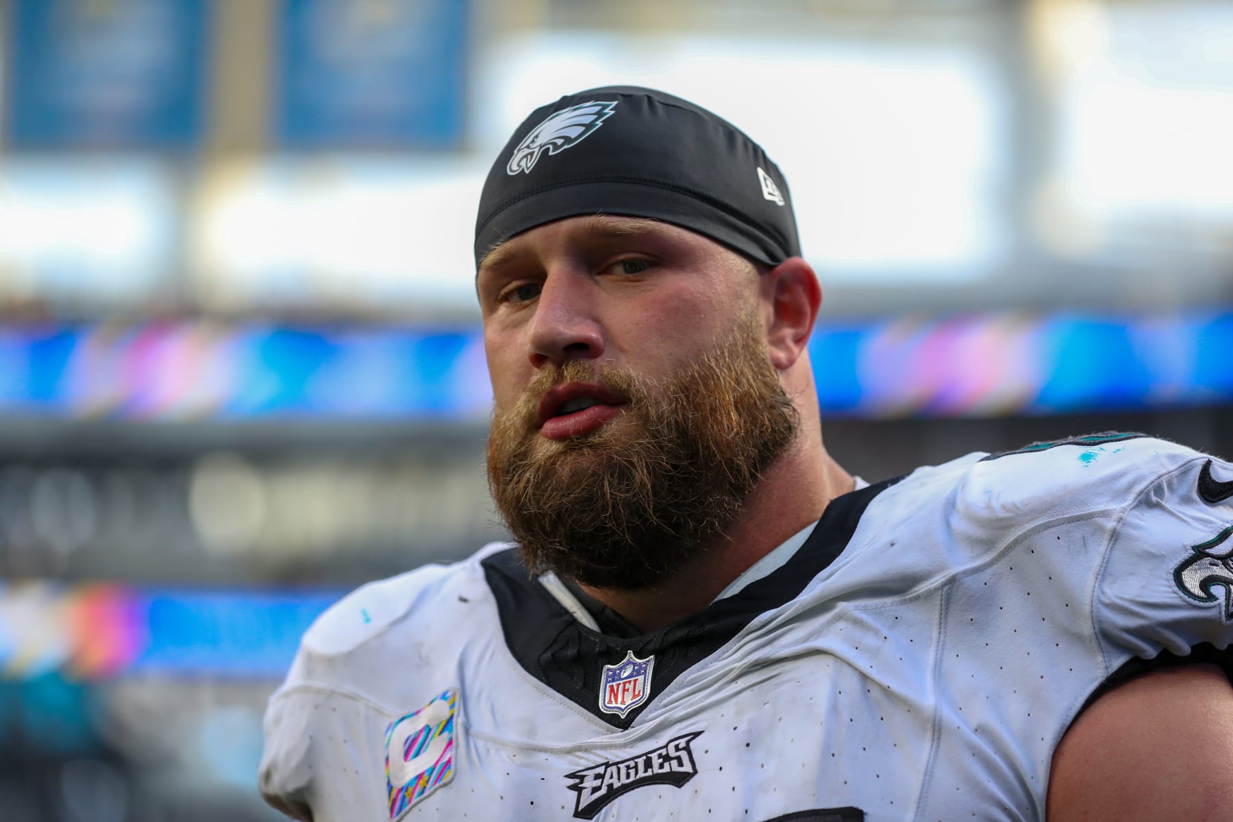 Eagles' Lane Johnson Expects to Play vs. 49ers; Explains Injury Absence