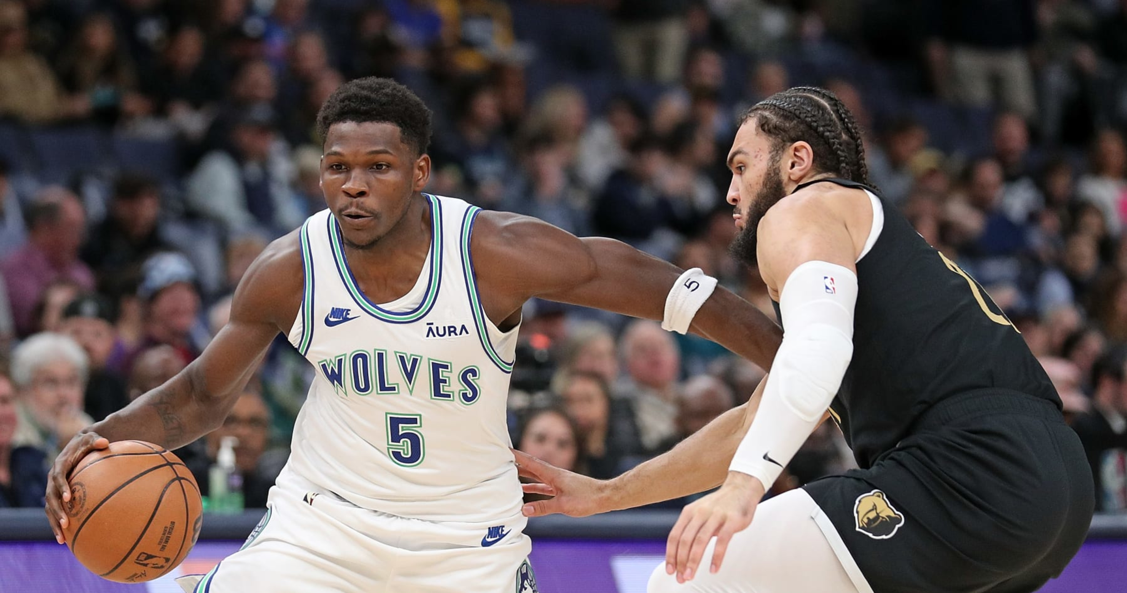 Timberwolves' Anthony Edwards out vs. Jaren Jackson Jr., Grizzlies with Hip Injury