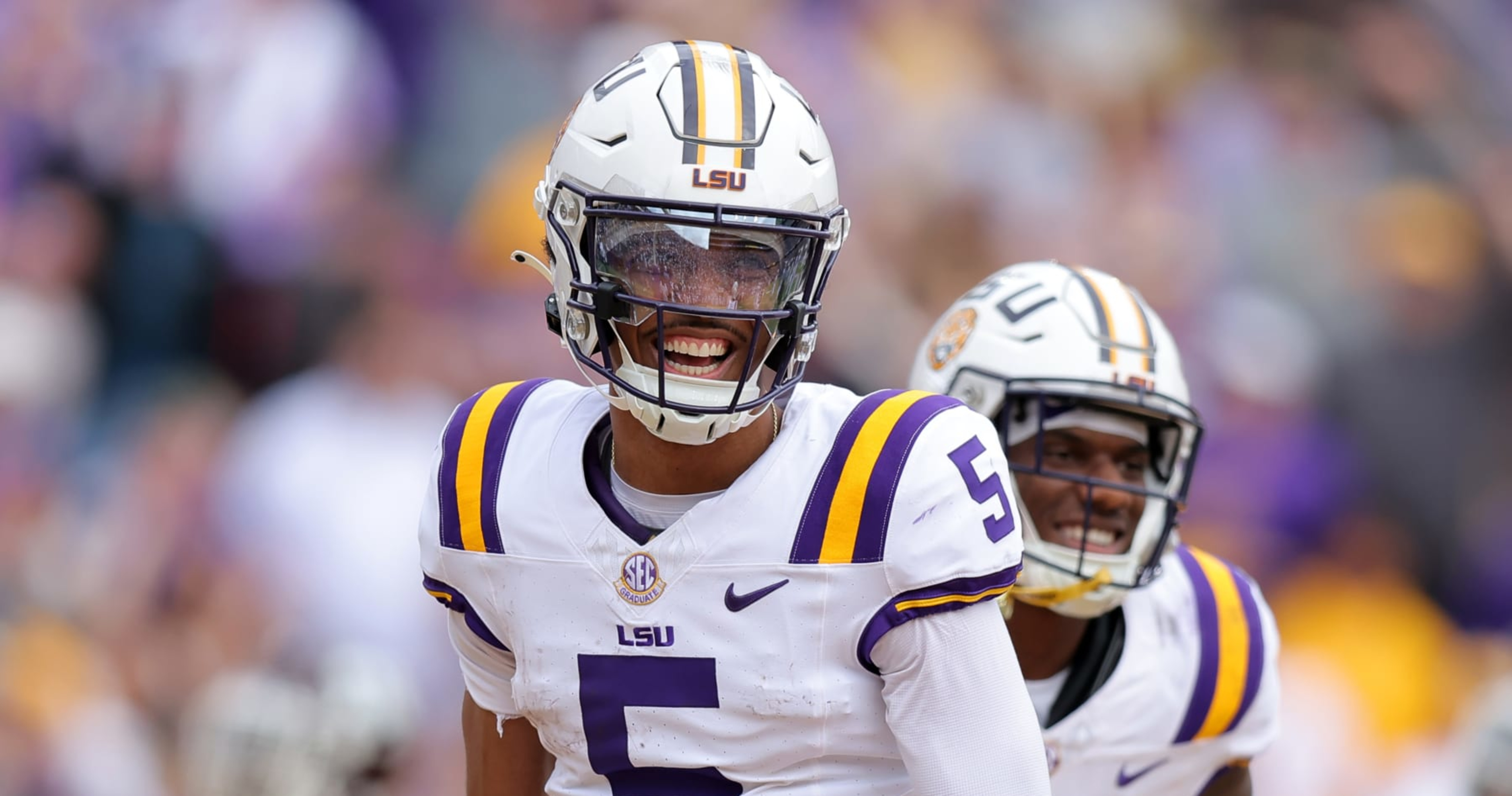 LSU quarterback Jayden Daniels clinches Heisman Trophy in historic win