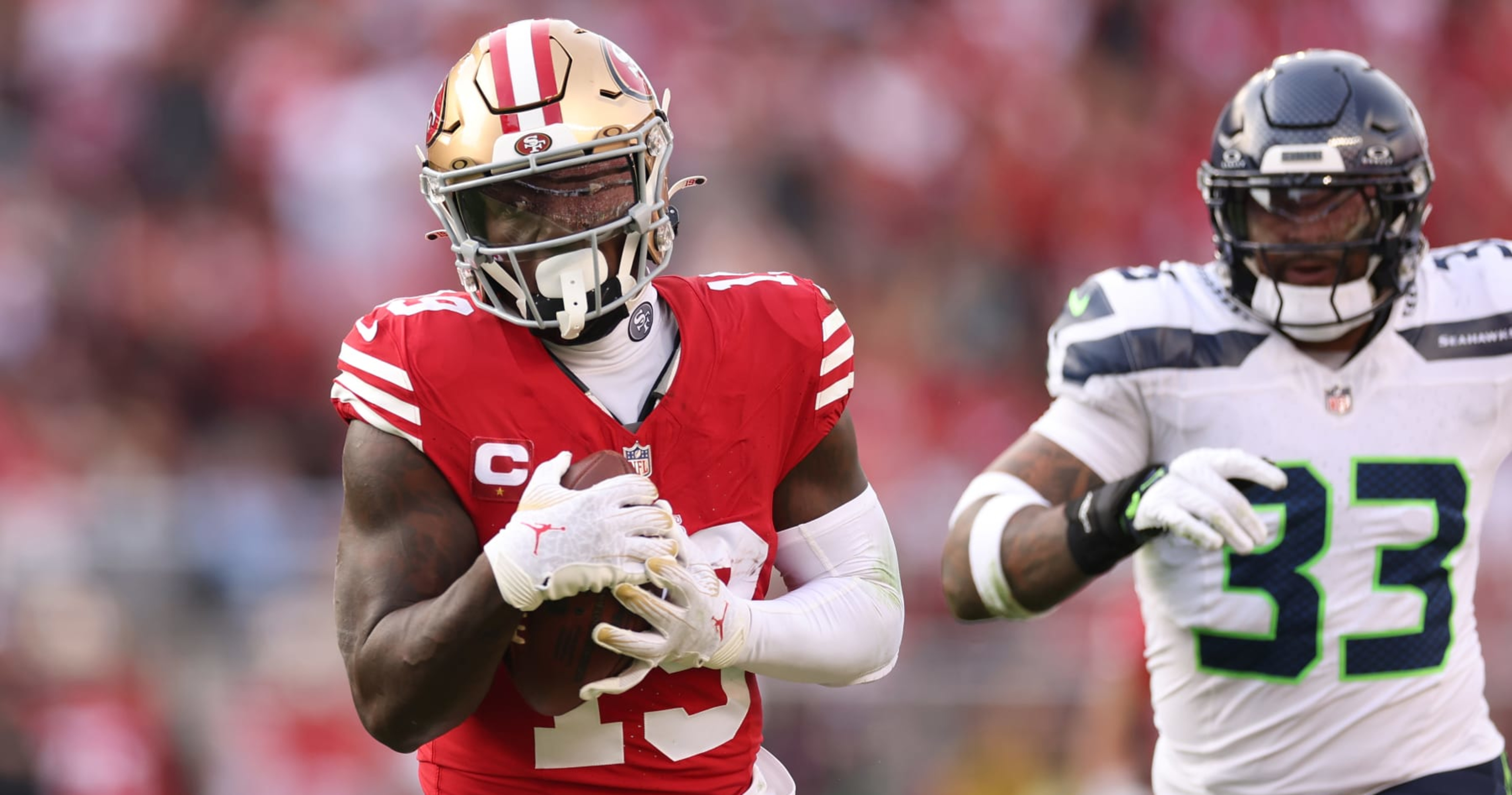 49ers' Deebo Samuel Scores 19th Career Rushing TD Vs. Seahawks; NFL ...