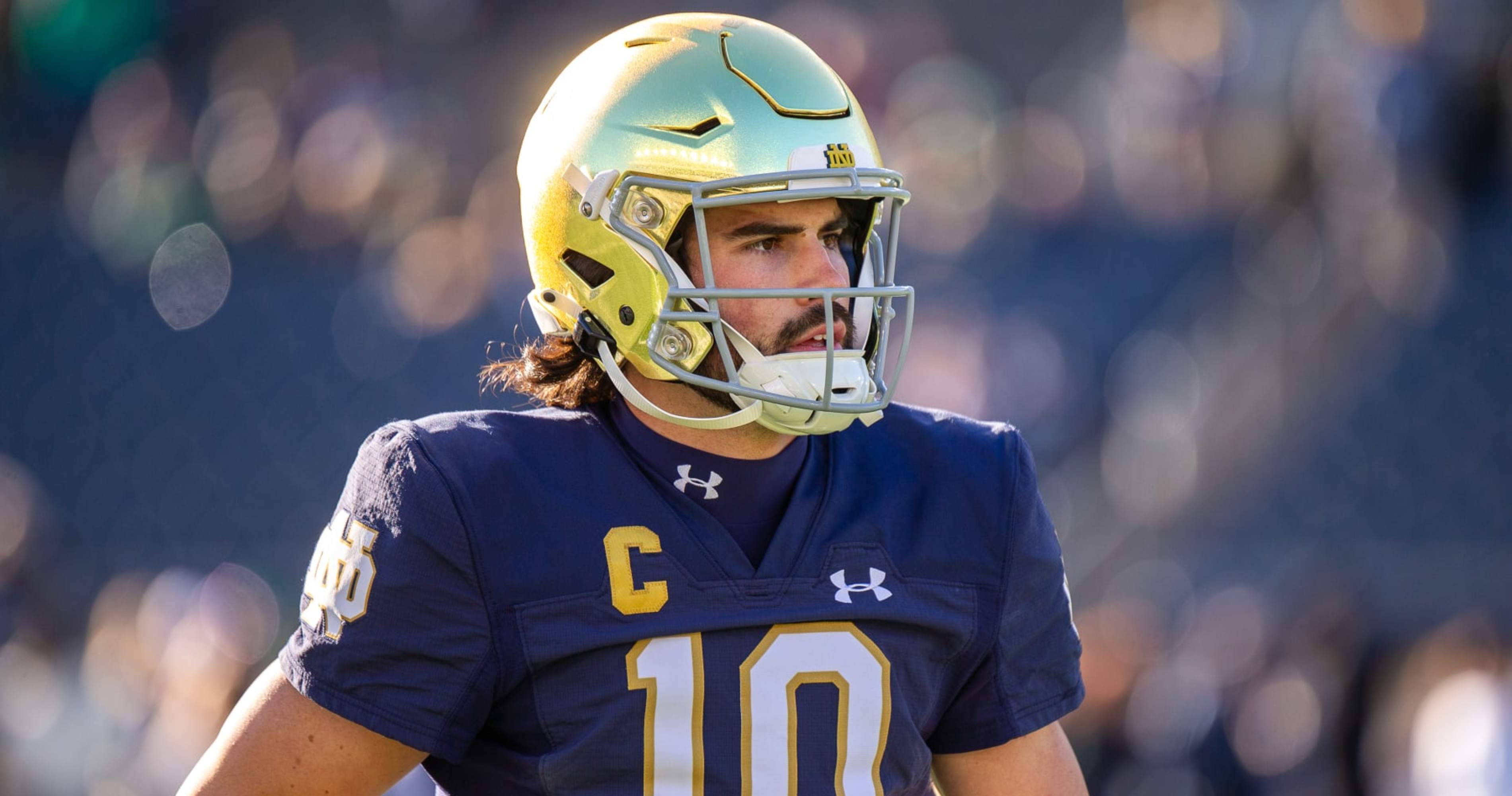 Three way-too-early Riley Leonard bold predictions after transferring to  Notre Dame football