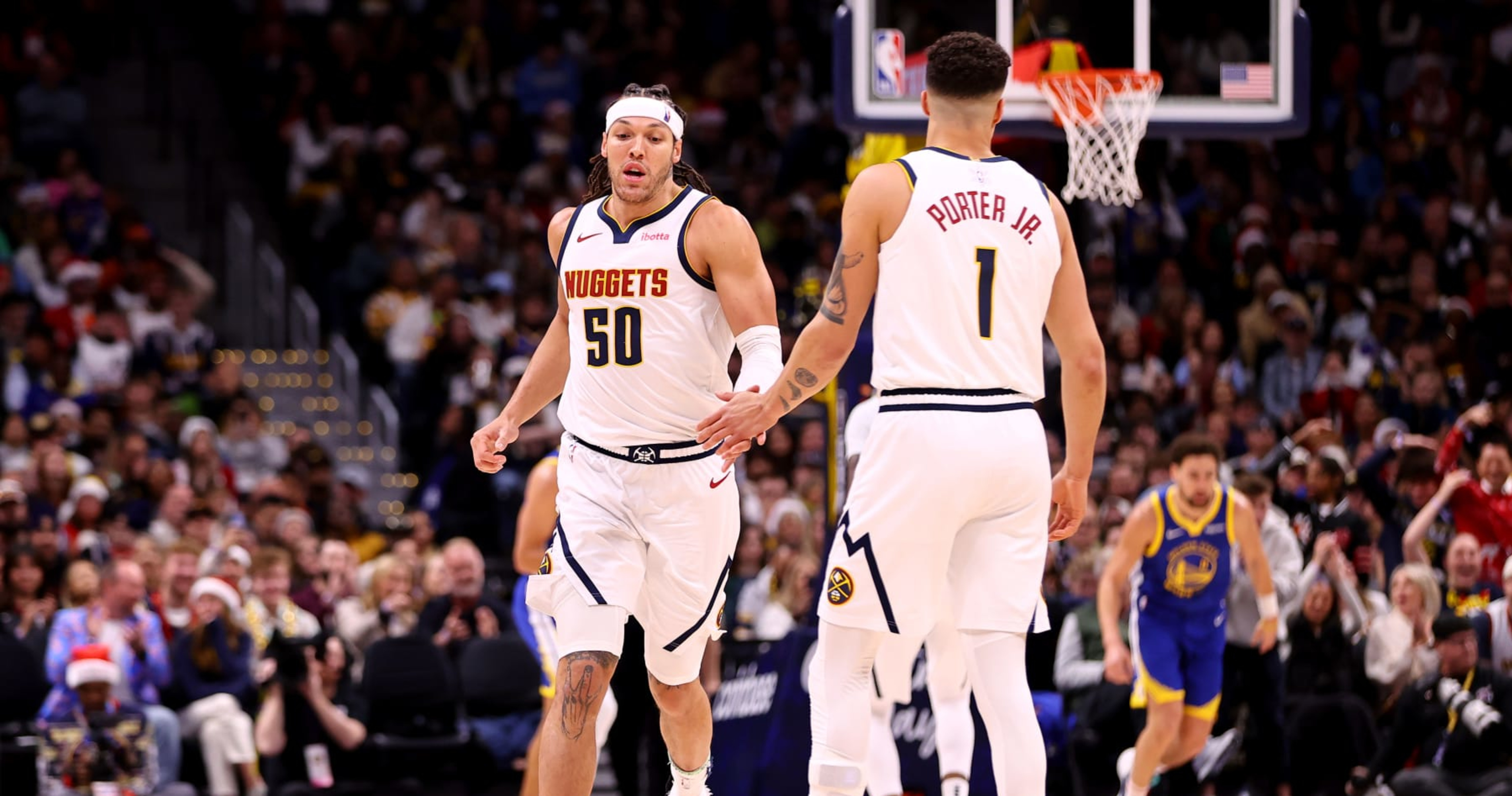 Nuggets' Aaron Gordon returns, explains Christmas dog bite injury