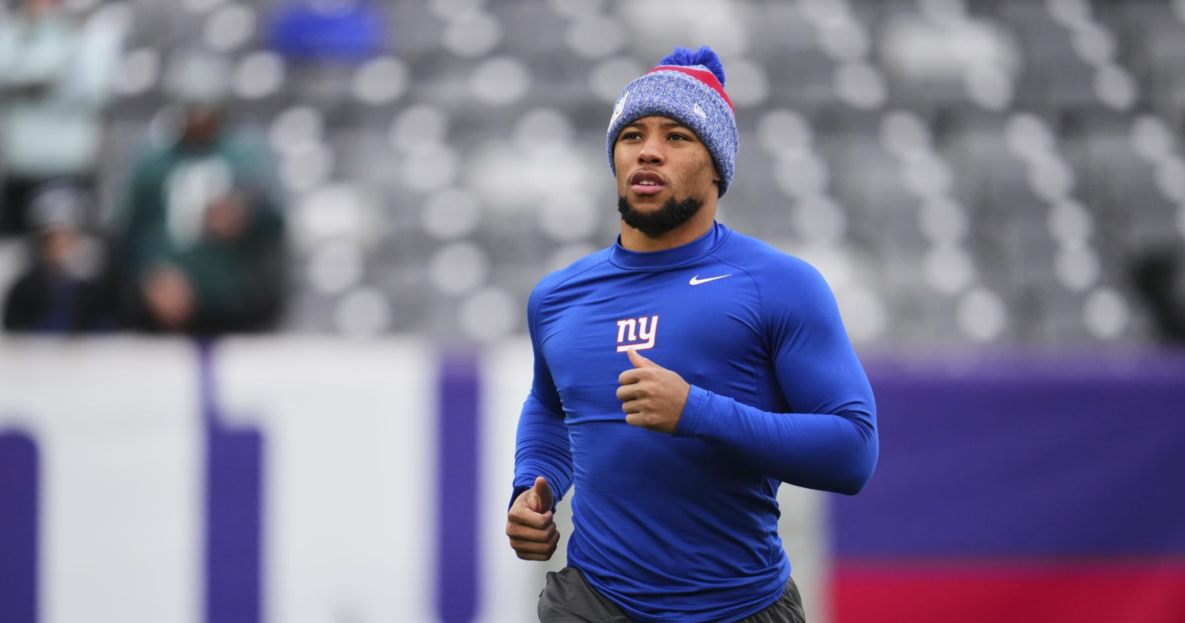 Saquon Barkley: 'I'm Numb' To Thought Of Giants Possibly Using ...