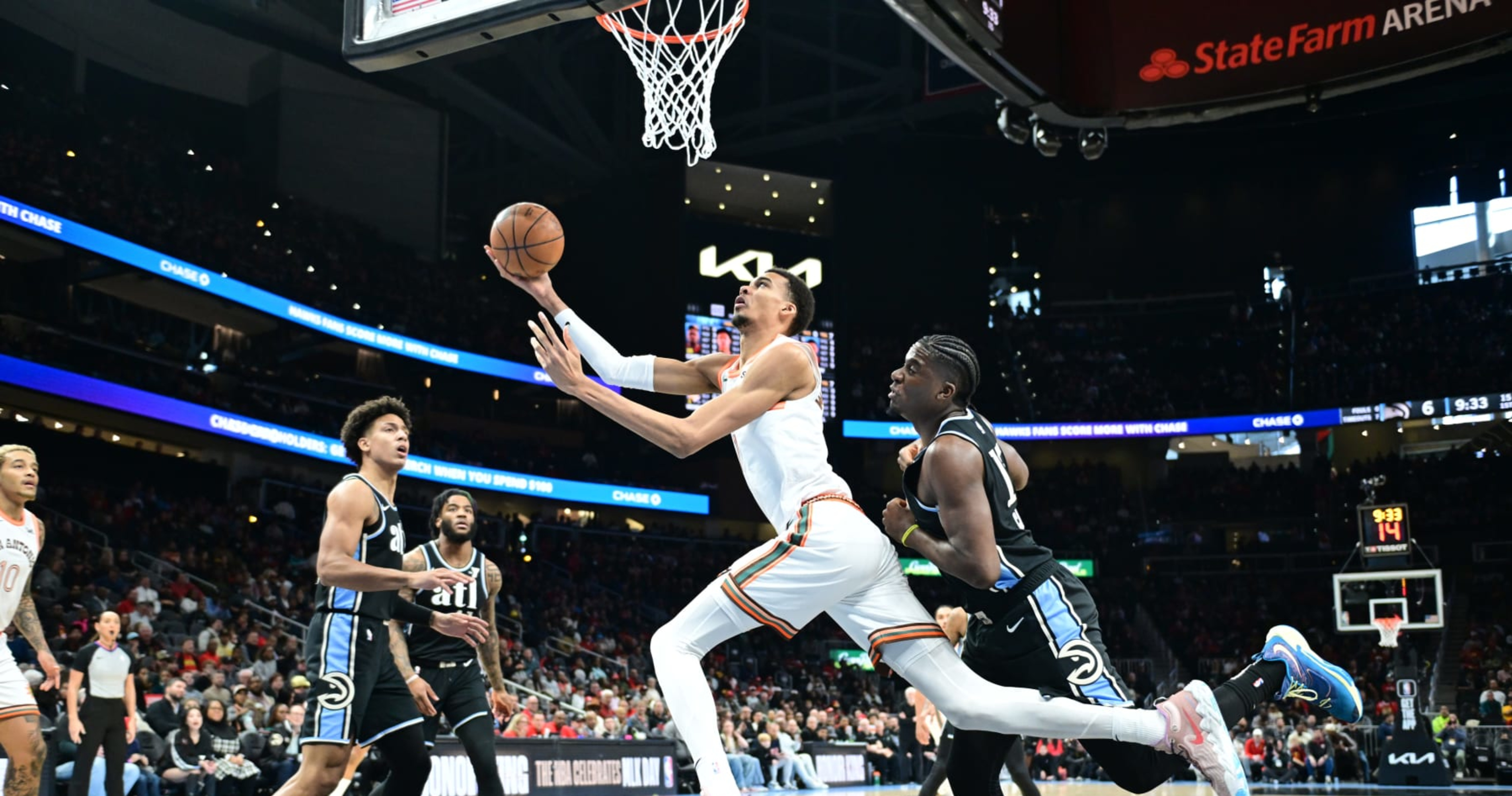 Victor Wembanyama Thrills NBA Fans Despite Spurs' Loss To Trae Young ...