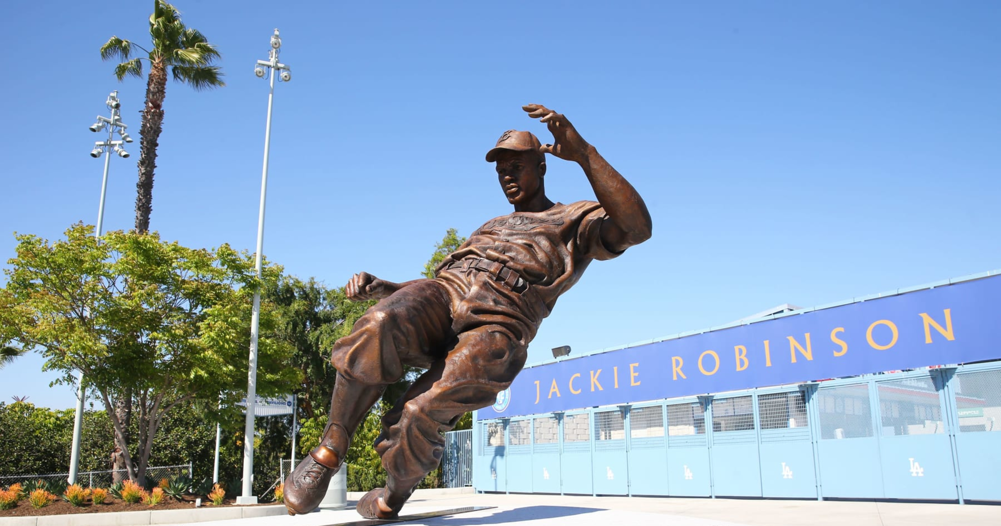 Man Charged With Theft, Destruction Of Jackie Robinson Statue Taken ...