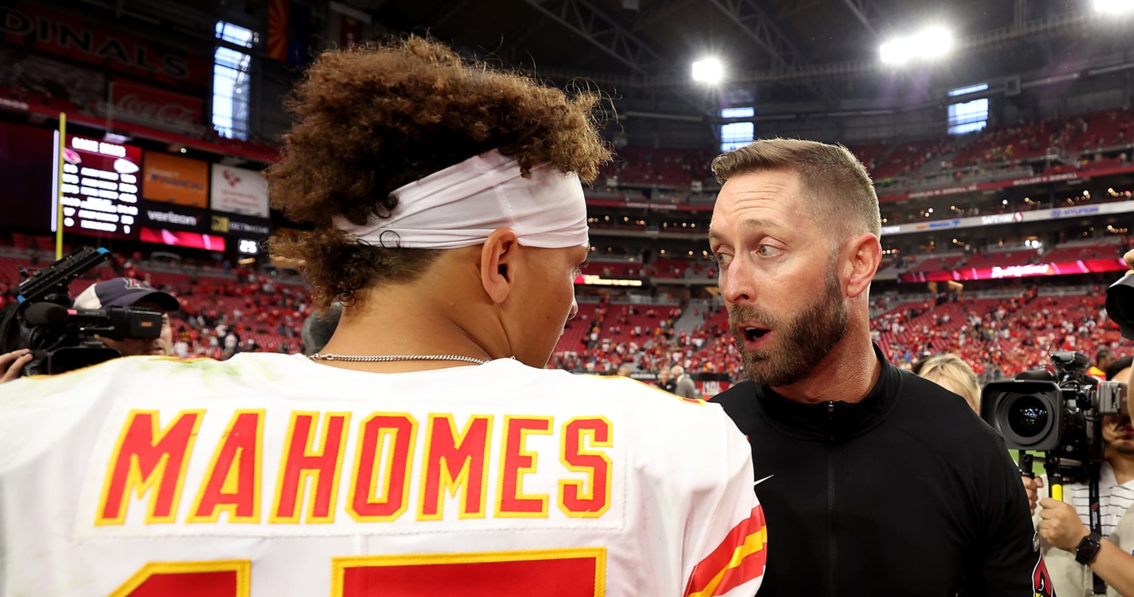 Commanders' Kliff Kingsbury Jokes Chiefs' Patrick Mahomes Is What He ...