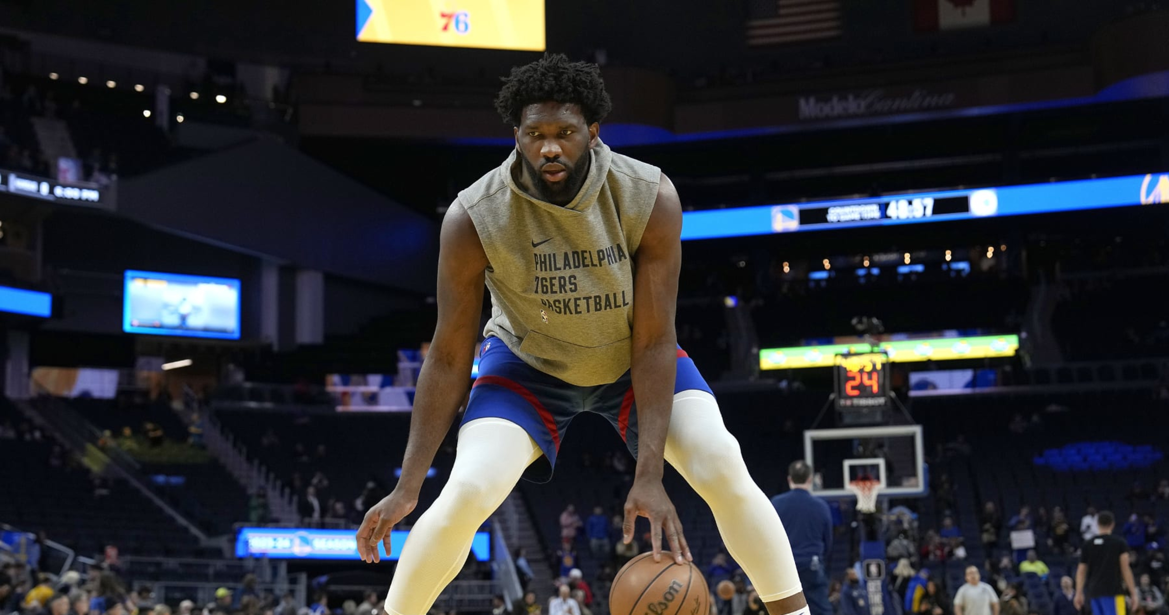 Joel Embiid out as Sixers try to avoid NBA play-in tournament