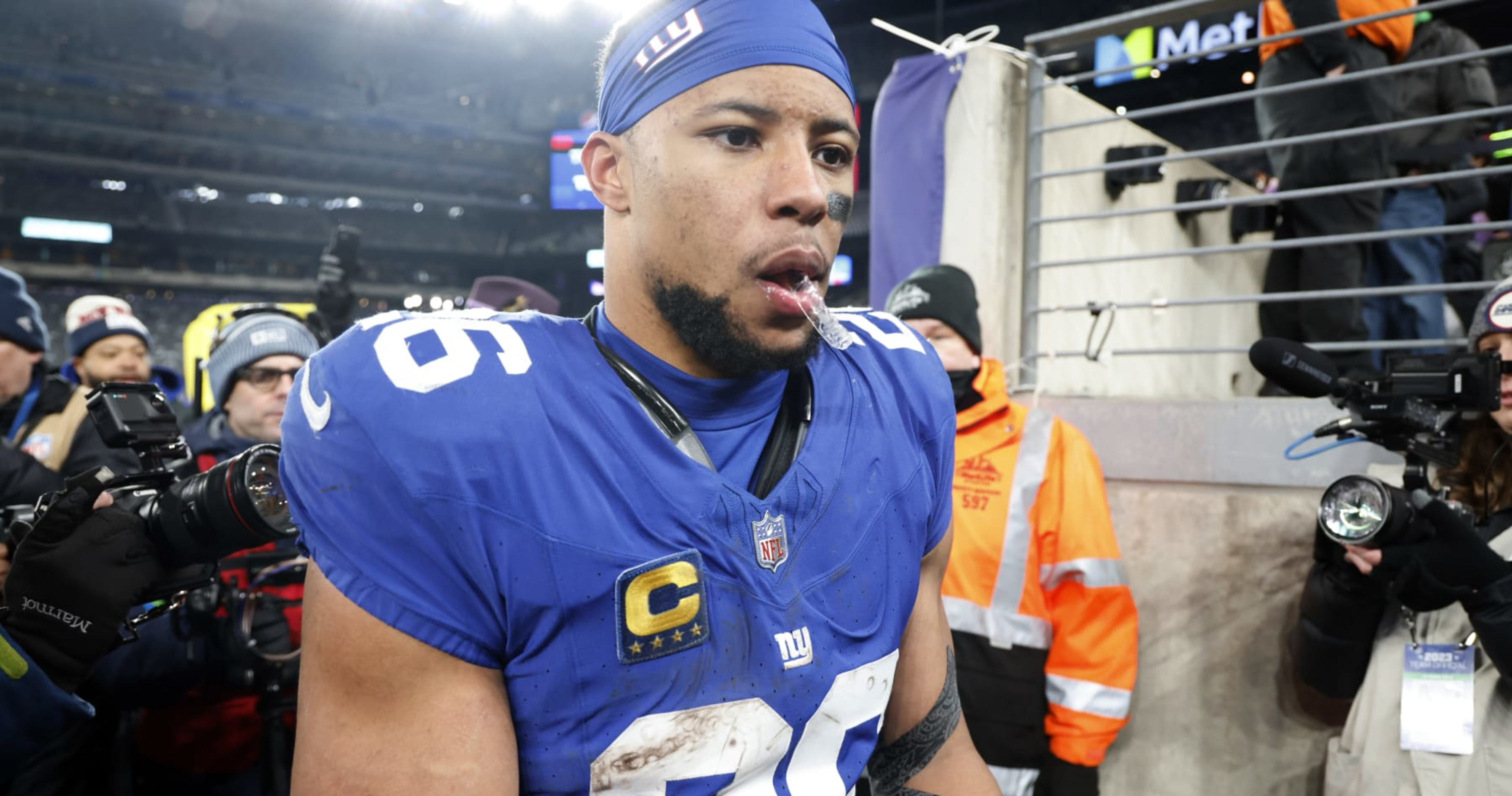 Saquon Barkley Rumors: Giants RB Eyeing Texans In Free Agency, Has ...