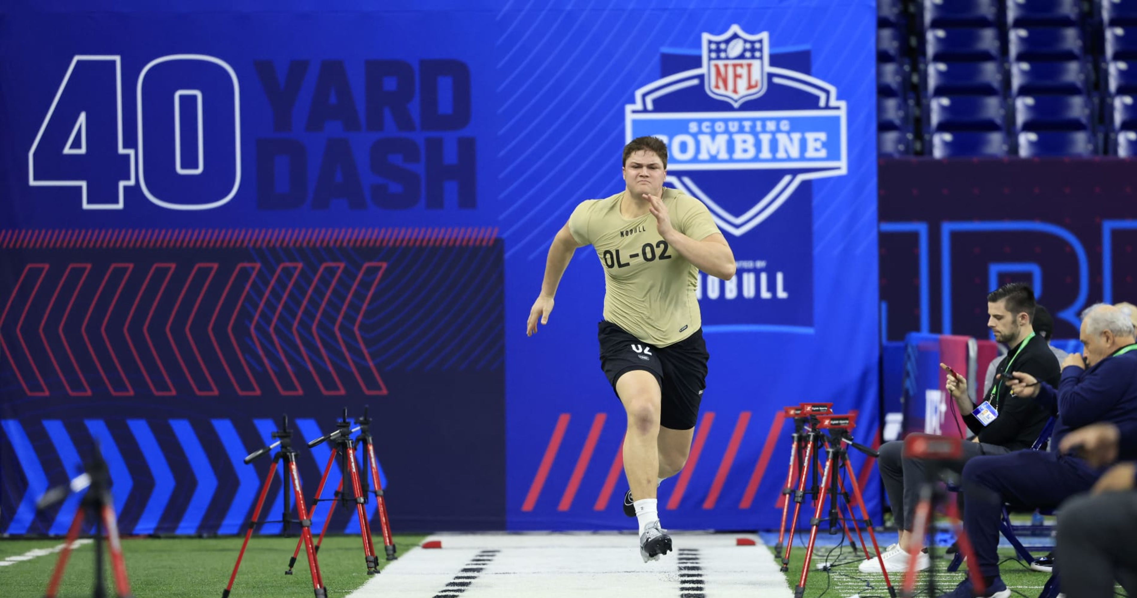 Joe Alt, Olu Fashanu at 2024 NFL Combine Measurements, Highlights and