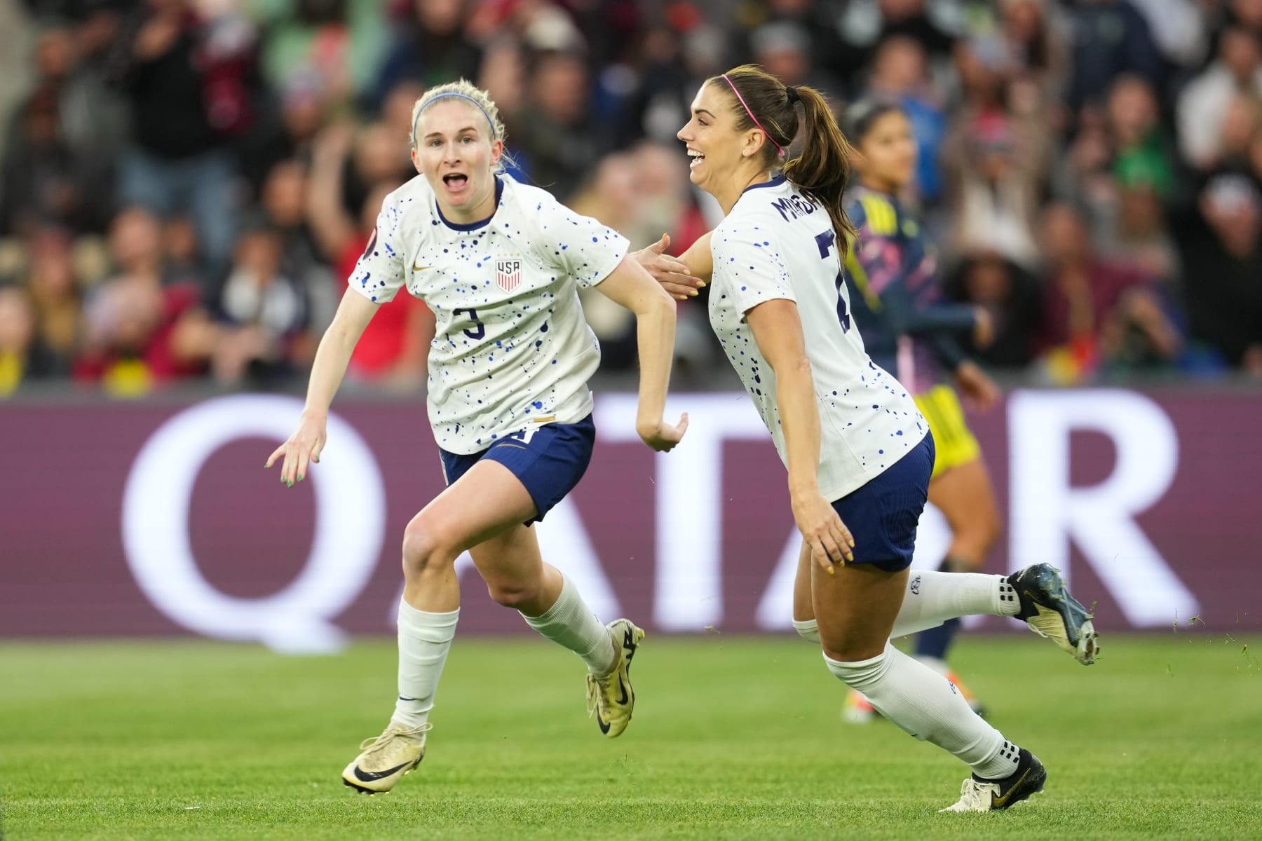 Alex Jaedyn Shaw, USWNT Energize Fans with Win vs. Colombia in