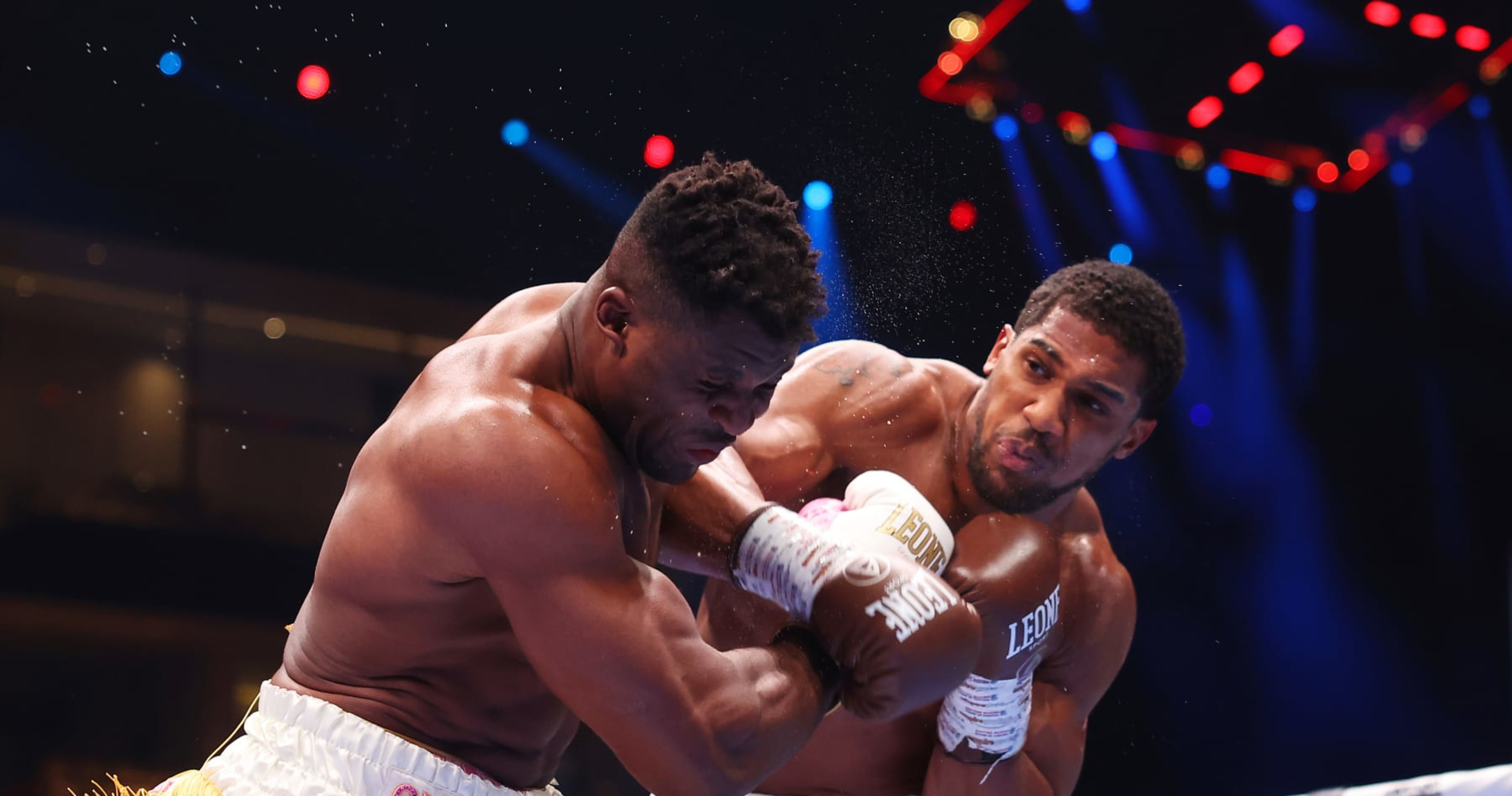 Francis Ngannou Says He 'Didn't Feel' Knockout Punch From Anthony Joshua