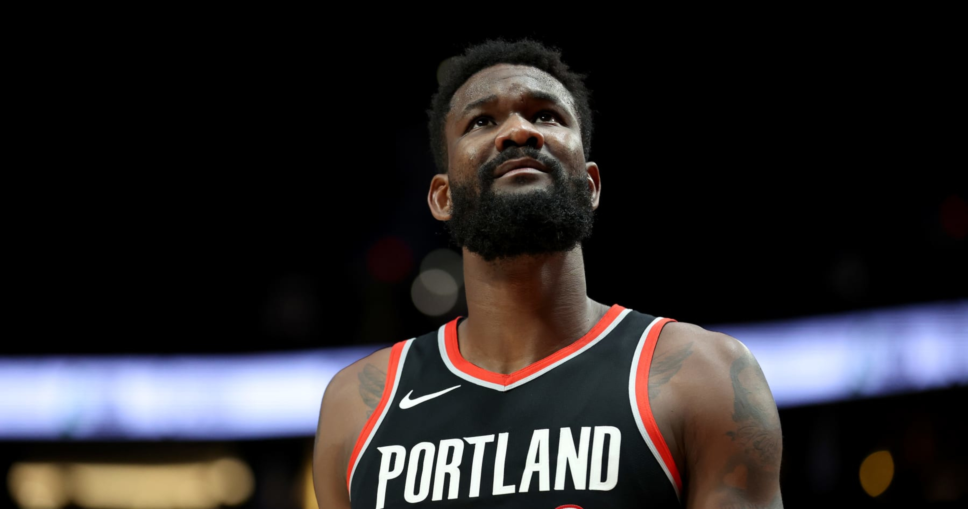 Blazers' Deandre Ayton Says He Wasn't Sleeping On A Proper Bed During 