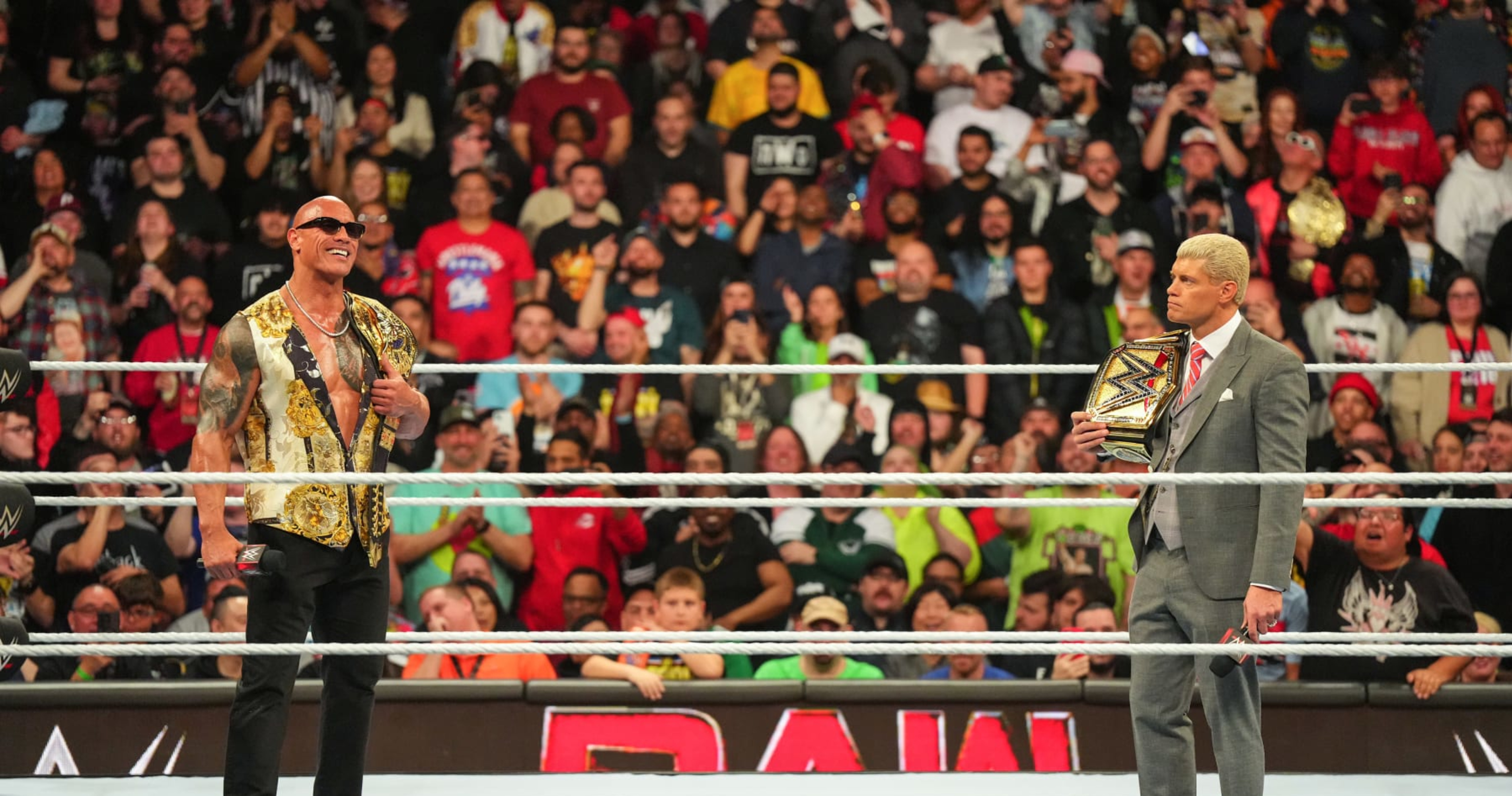 WWE Rumors The Rock vs. Cody Rhodes Eyed for WrestleMania 41 After Raw