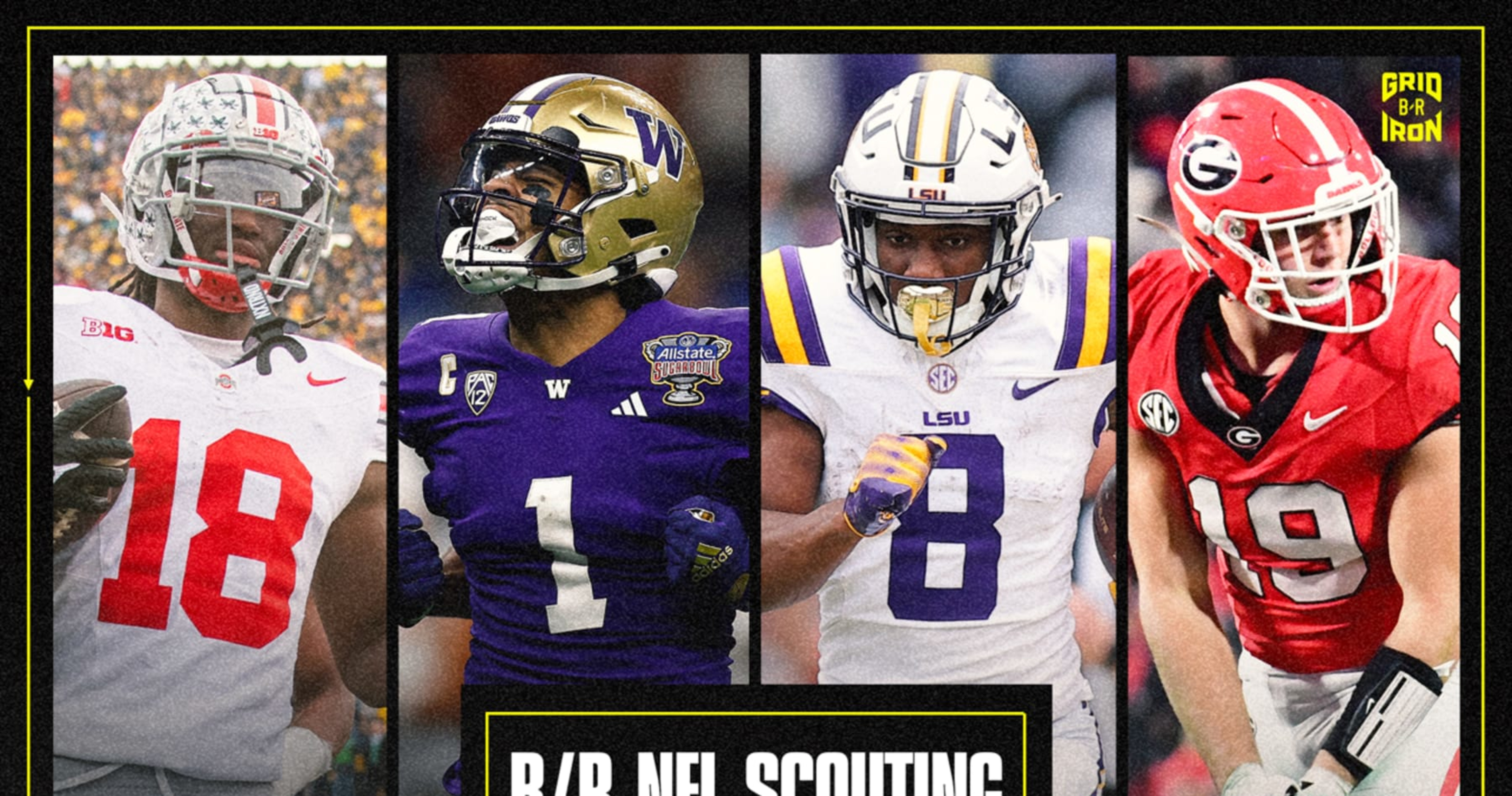 2024 NFL Mock Draft: 3-Round Predictions Based On Latest B/R Scouting ...