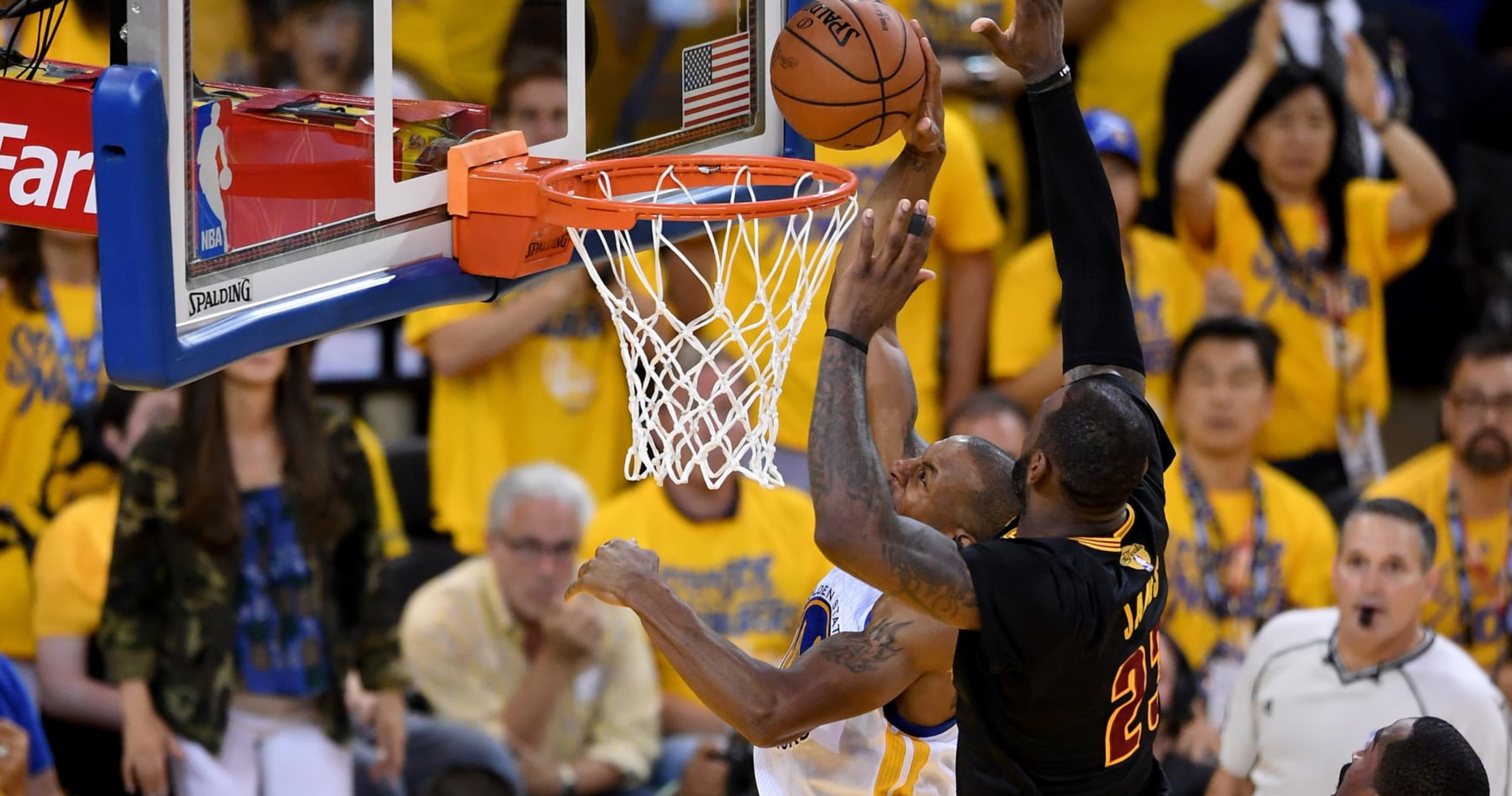 LeBron James Talks Block on Andre Iguodala in NBA Finals: 'I'm Getting ...