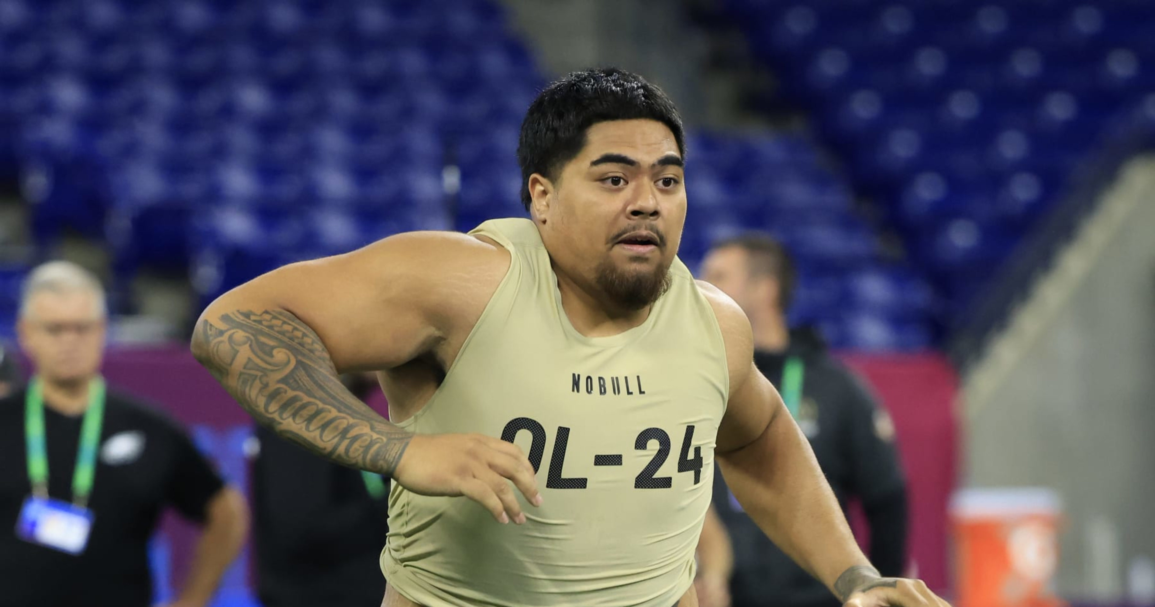 Taliese Fuaga NFL Draft 2024: Scouting Report for New Orleans Saints OT ...