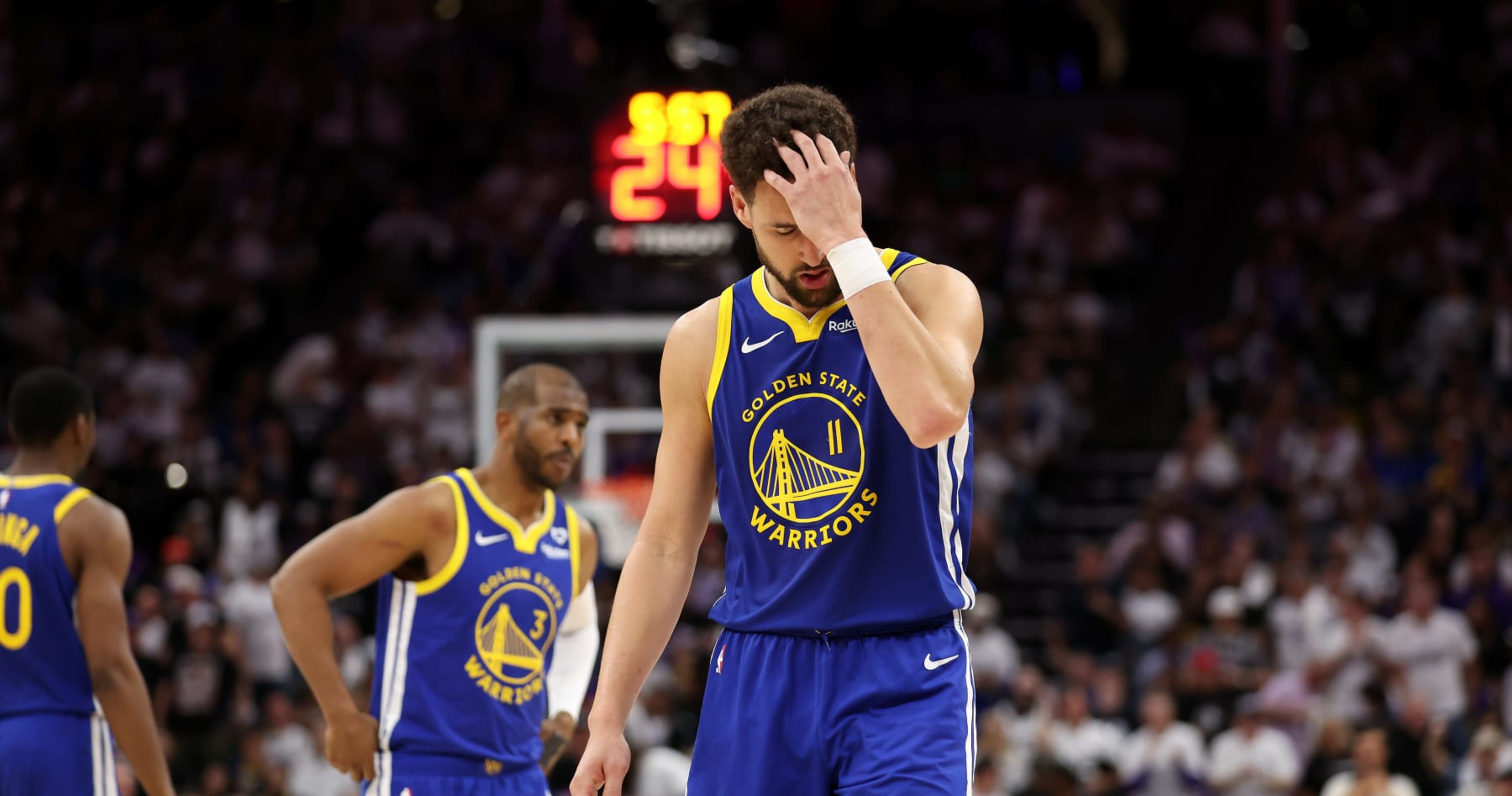 Steph Curry Draymond Green Kerr Support Klay Thompson After Warriors Loss To Kings News