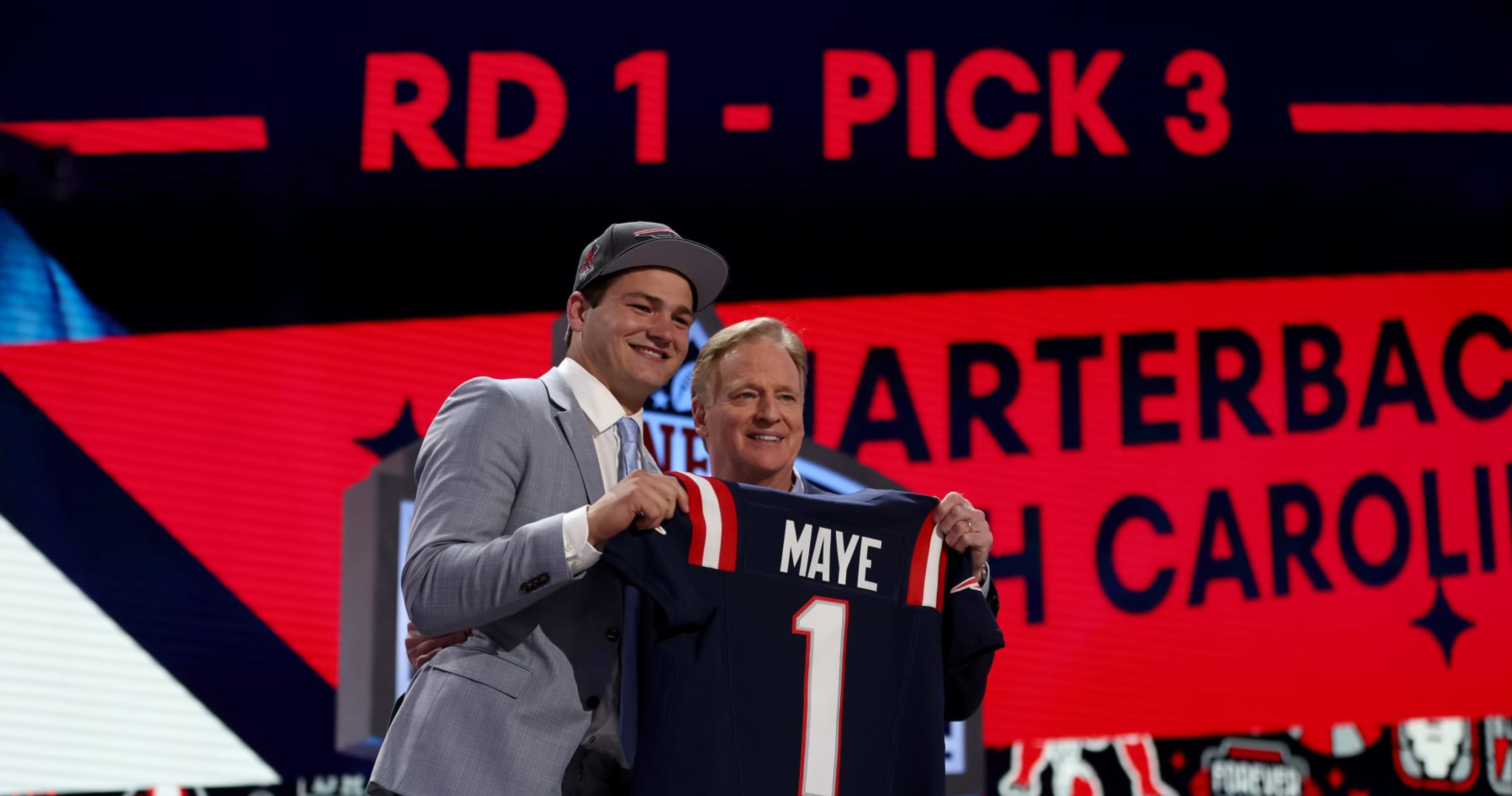 Drake Maye To Wear No. 10 Patriots Jersey, Makes Tom Brady Joke At ...