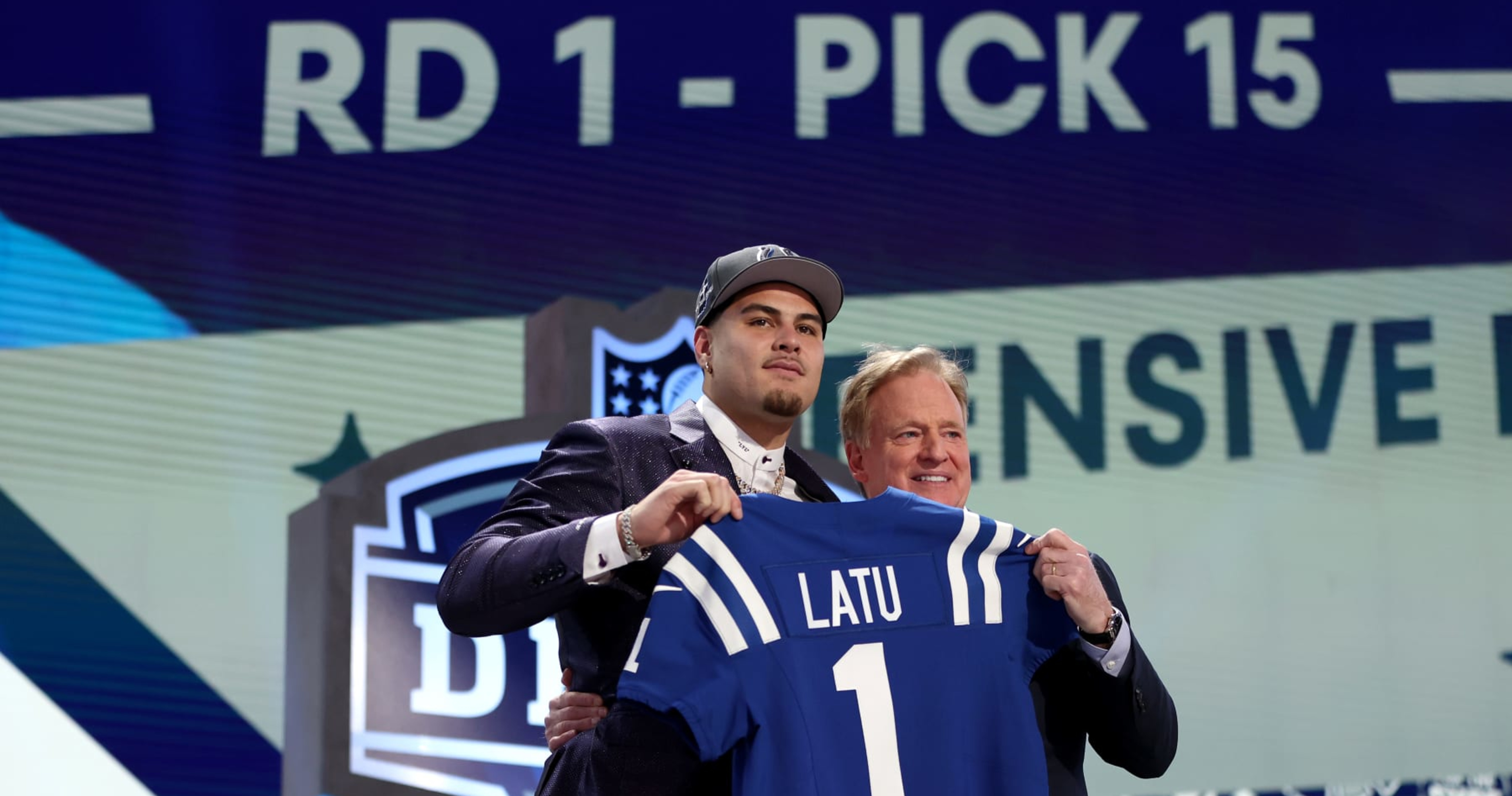 Video: Colts GM Says Team 'Got Best F–king Rusher' in 2024 NFL Draft in Laiatu Latu