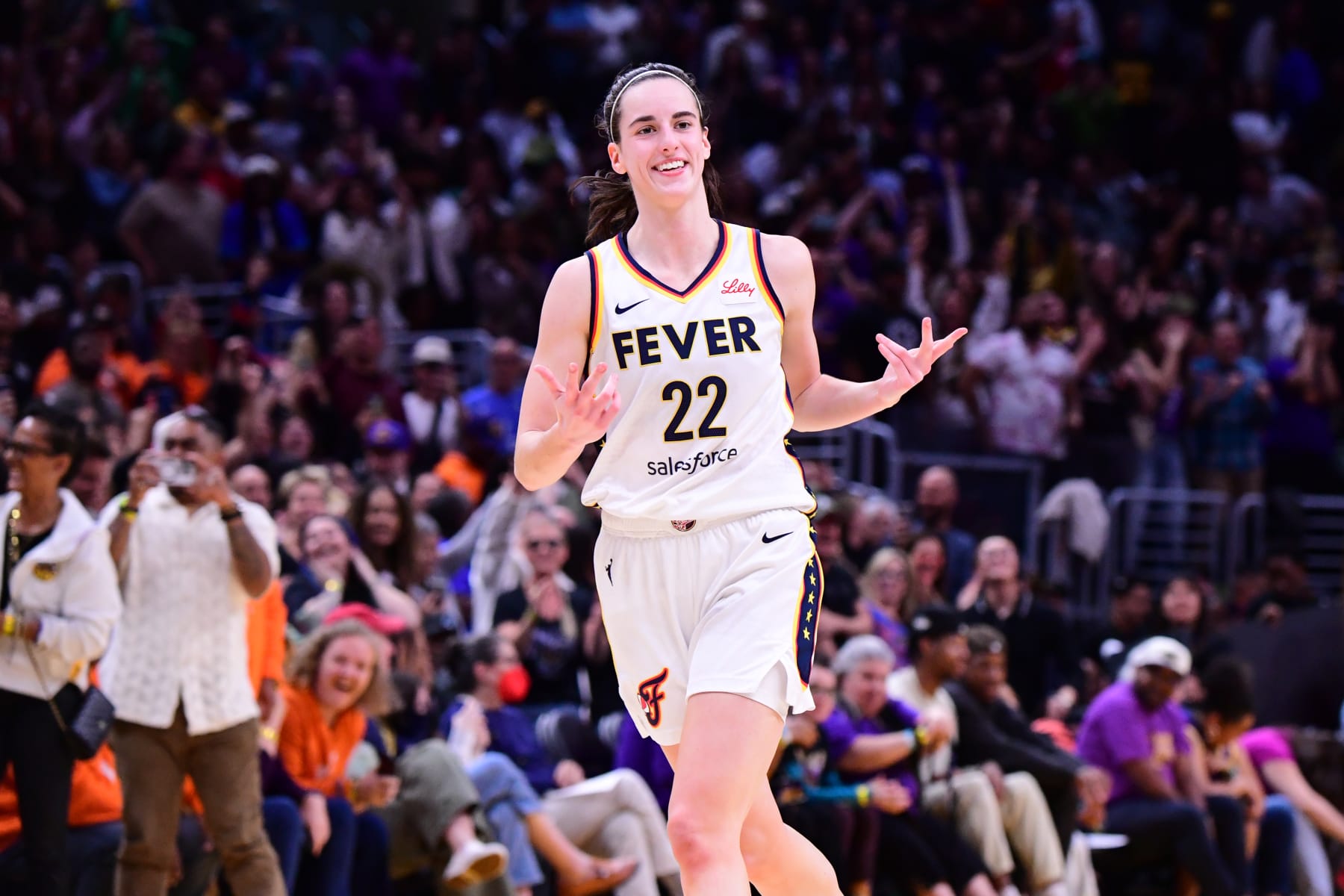 Fever&rsquo;s Caitlin Clark Talks Clutch 3 to Earn 1st WNBA Win vs. Sparks