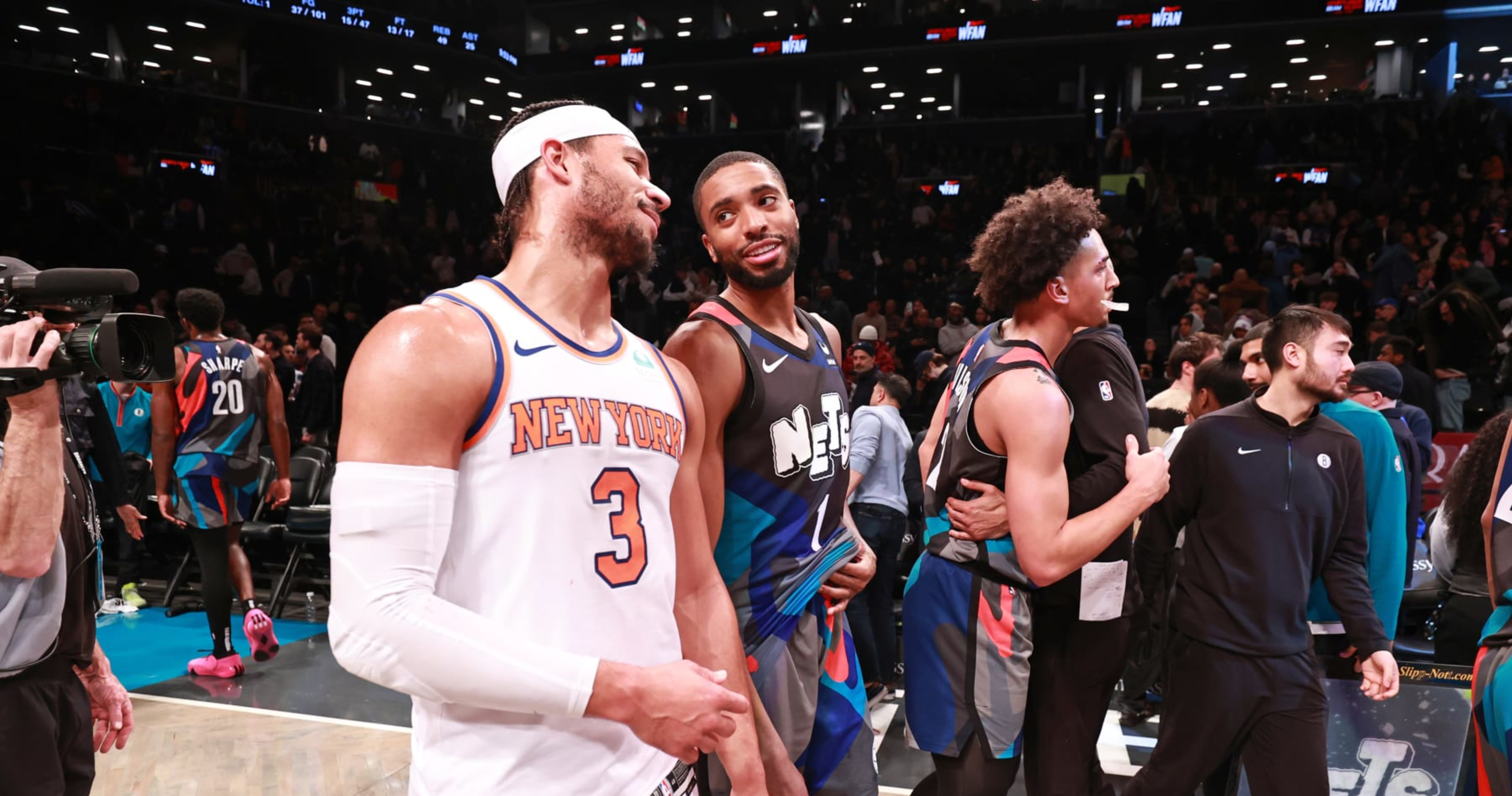 Mikal Bridges Tries to Recruit Knicks' Josh Hart to Nets in Response to ...