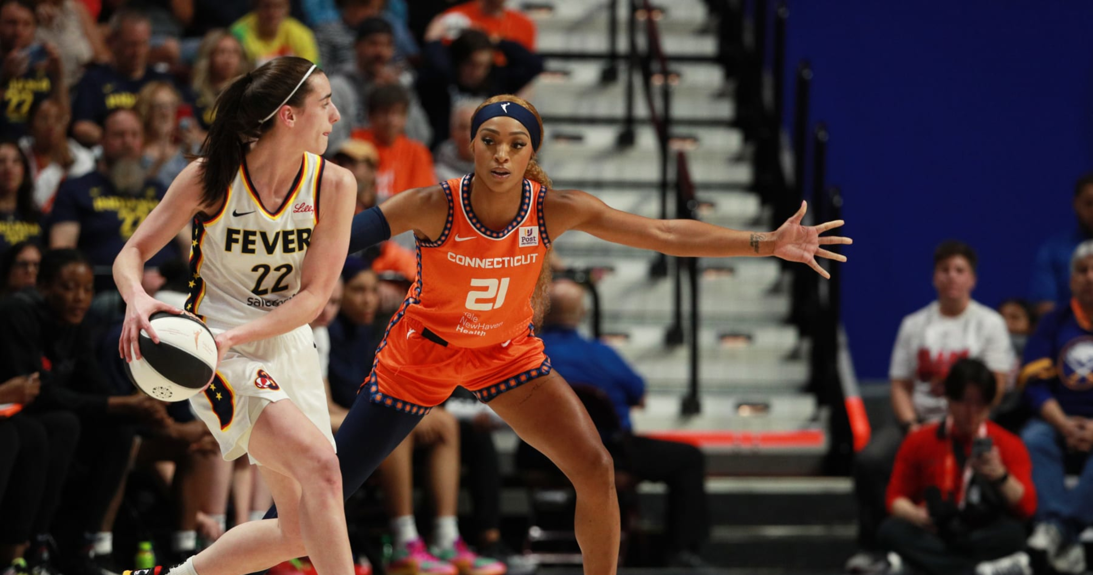 Video: Caitlin Clark Mocked by DiJonai Carrington After Foul Call in Fever  vs. Sun | News, Scores, Highlights, Stats, and Rumors | Bleacher Report