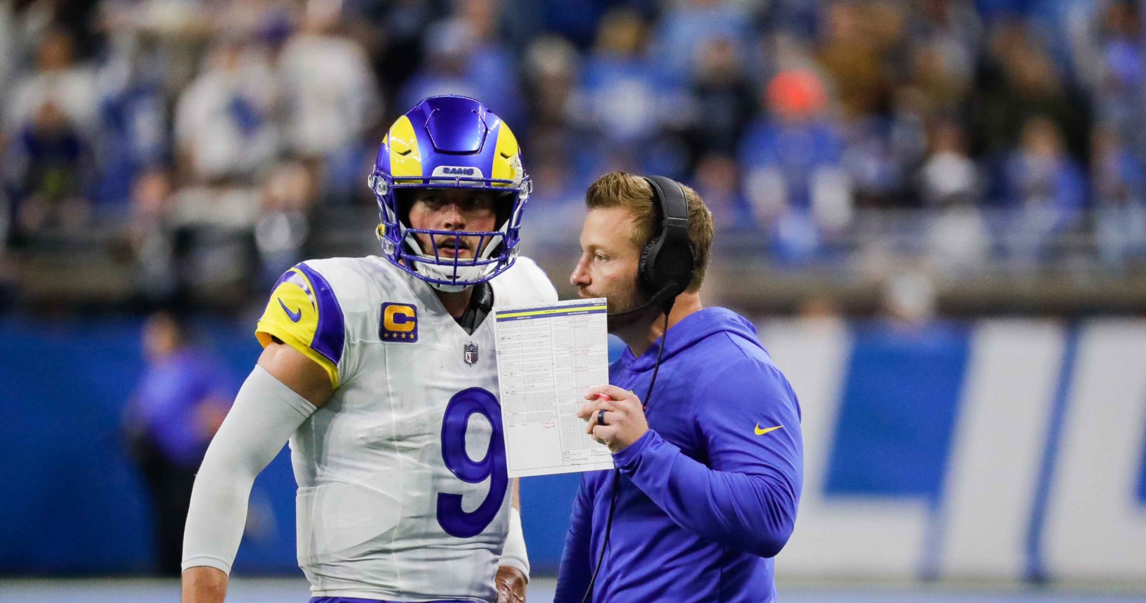 McVay: Matthew Stafford Not Expected To Hold Out From Rams Camp Amid ...