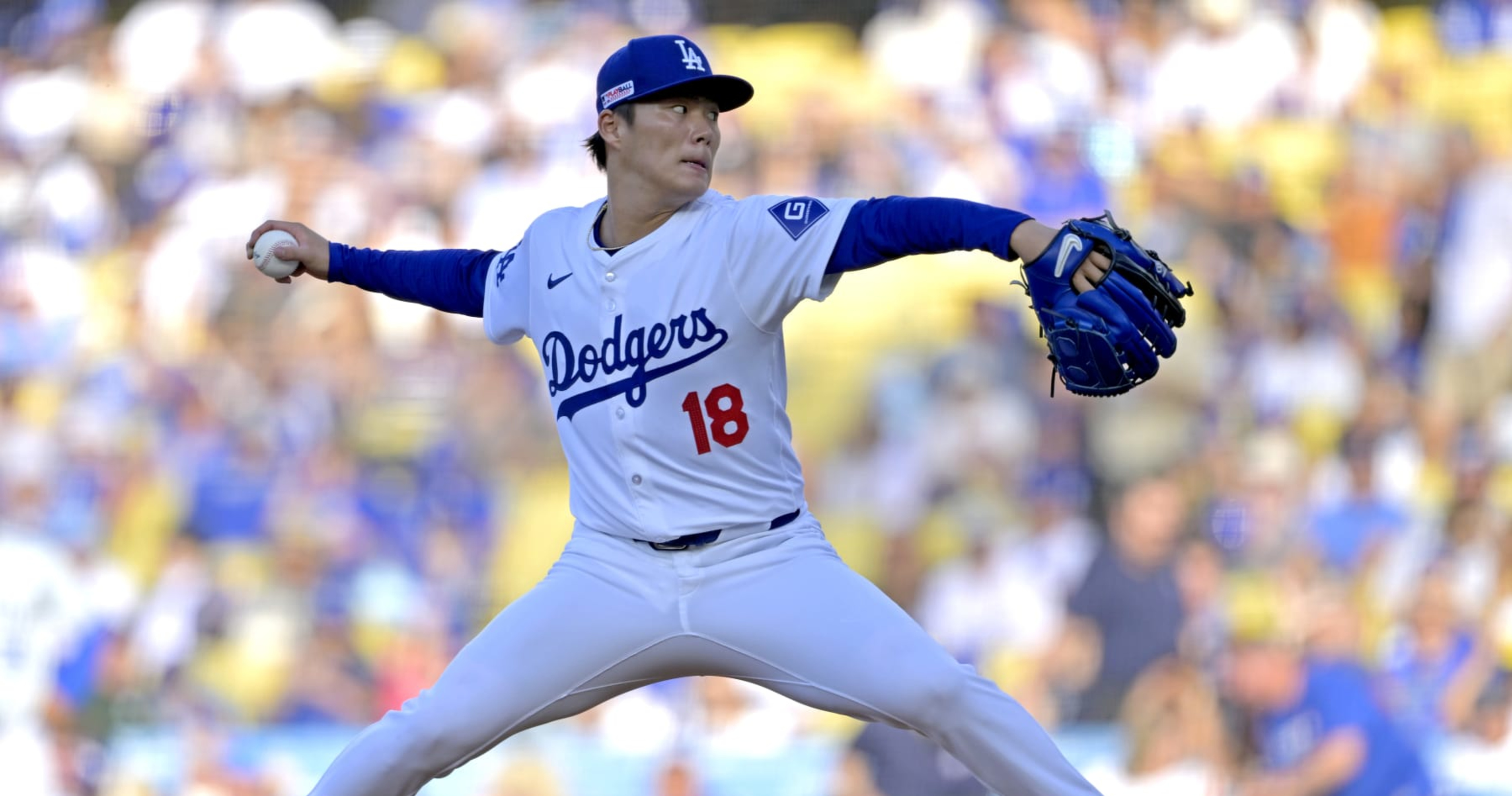 Dodgers' Yoshinobu Yamamoto Suffers Triceps Injury, Exits Early in ...