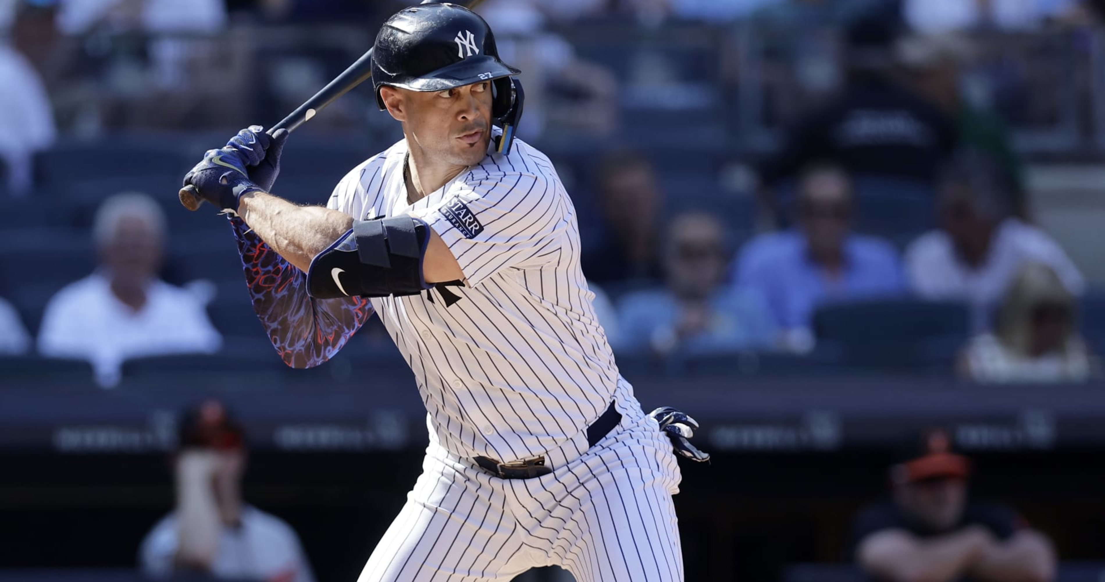 Yankees' Giancarlo Stanton Goes On IL With Hamstring Injury; Expected ...