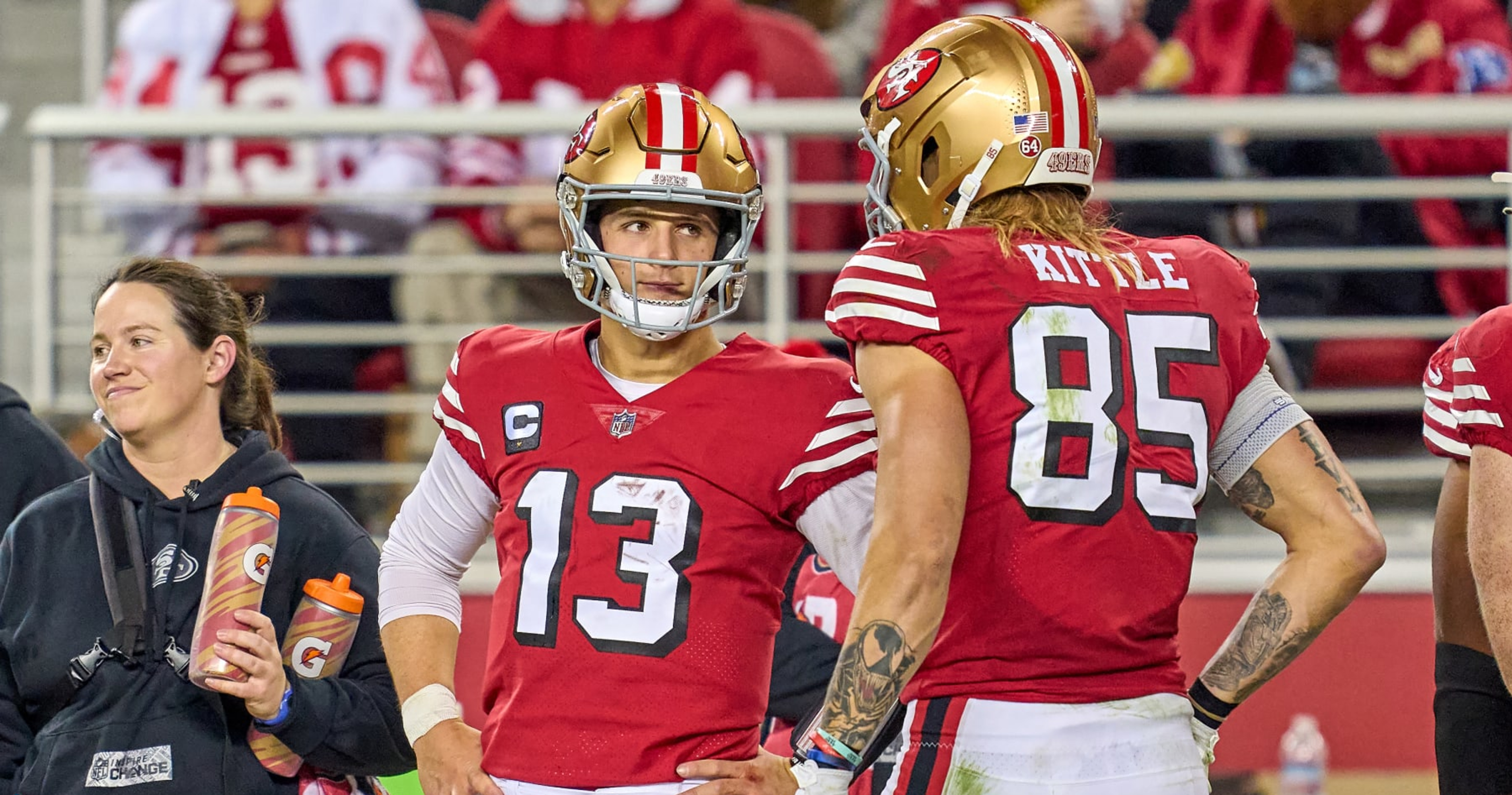 49ers' George Kittle Praises Brock Purdy's Offseason Work: 'He Looks ...