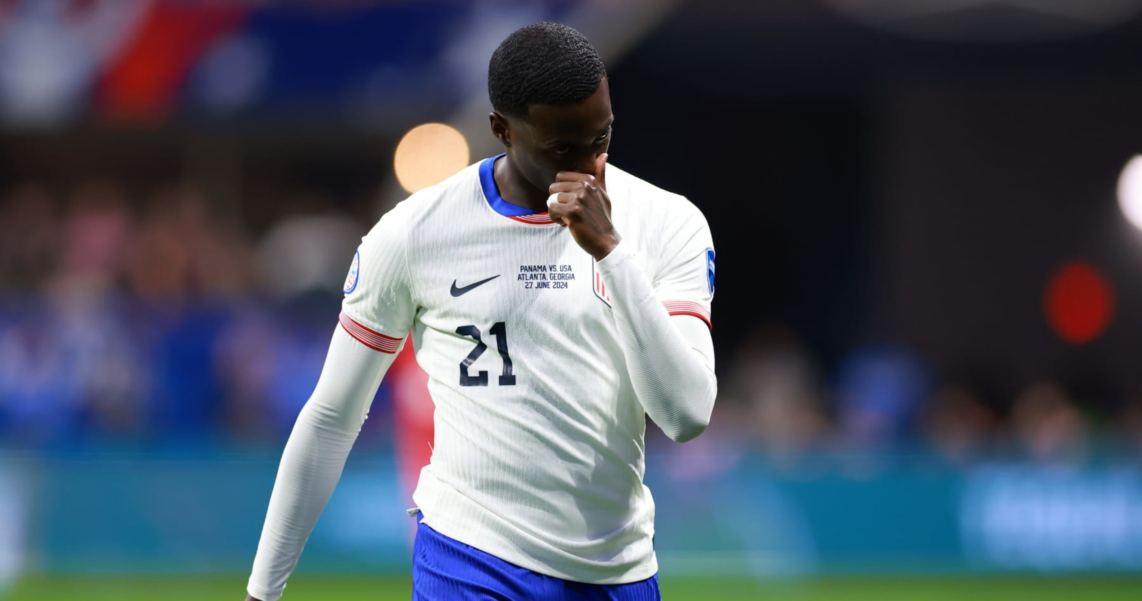 USMNT's Tim Weah Apologizes for Red Card in Panama Loss: I Let My Team ...