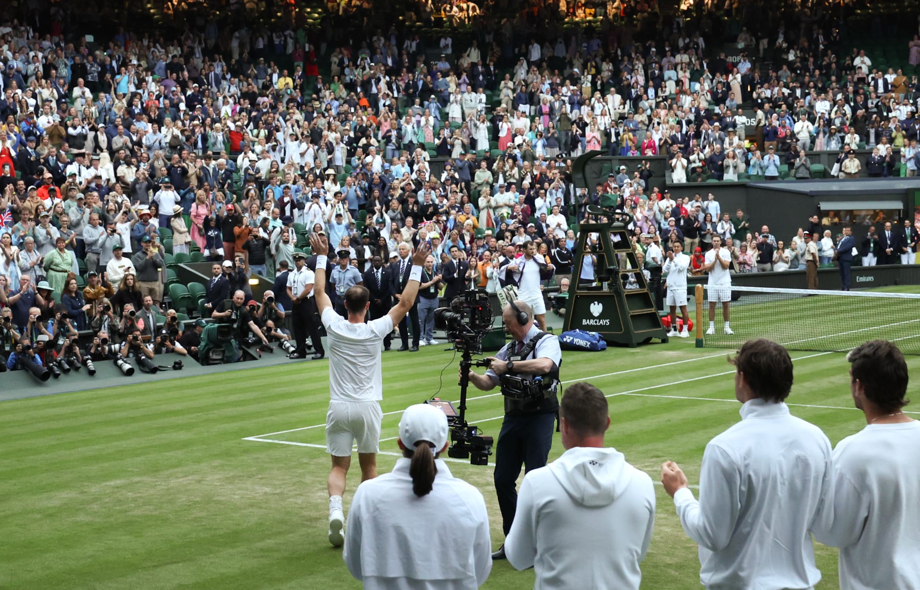 Video: Wimbledon Crowd Erupts During Djokovic Match as England Advances at Euro 2024