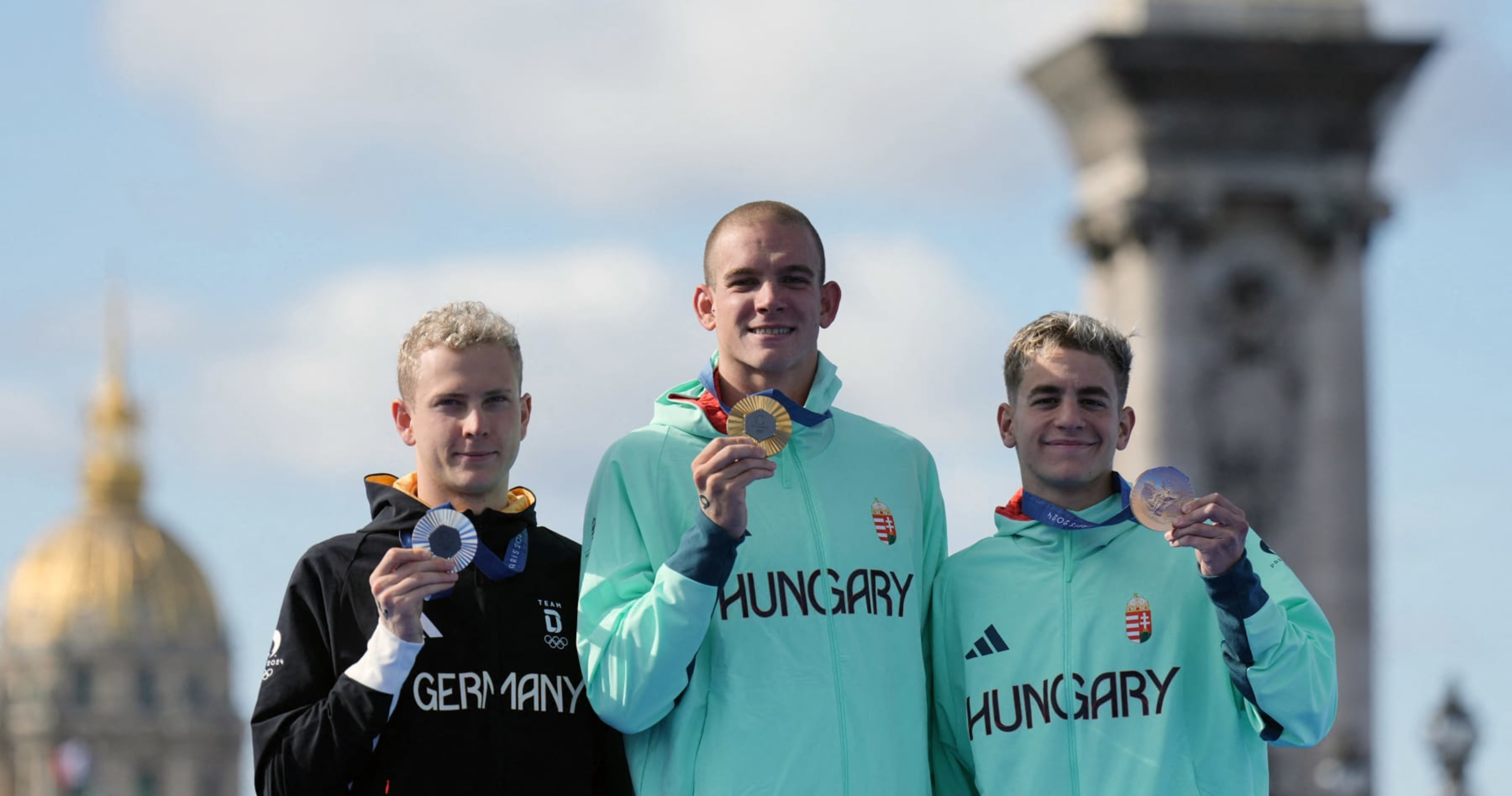 Olympic Swimming 2024 Men's 10km Open Water Medal Winners, Times and